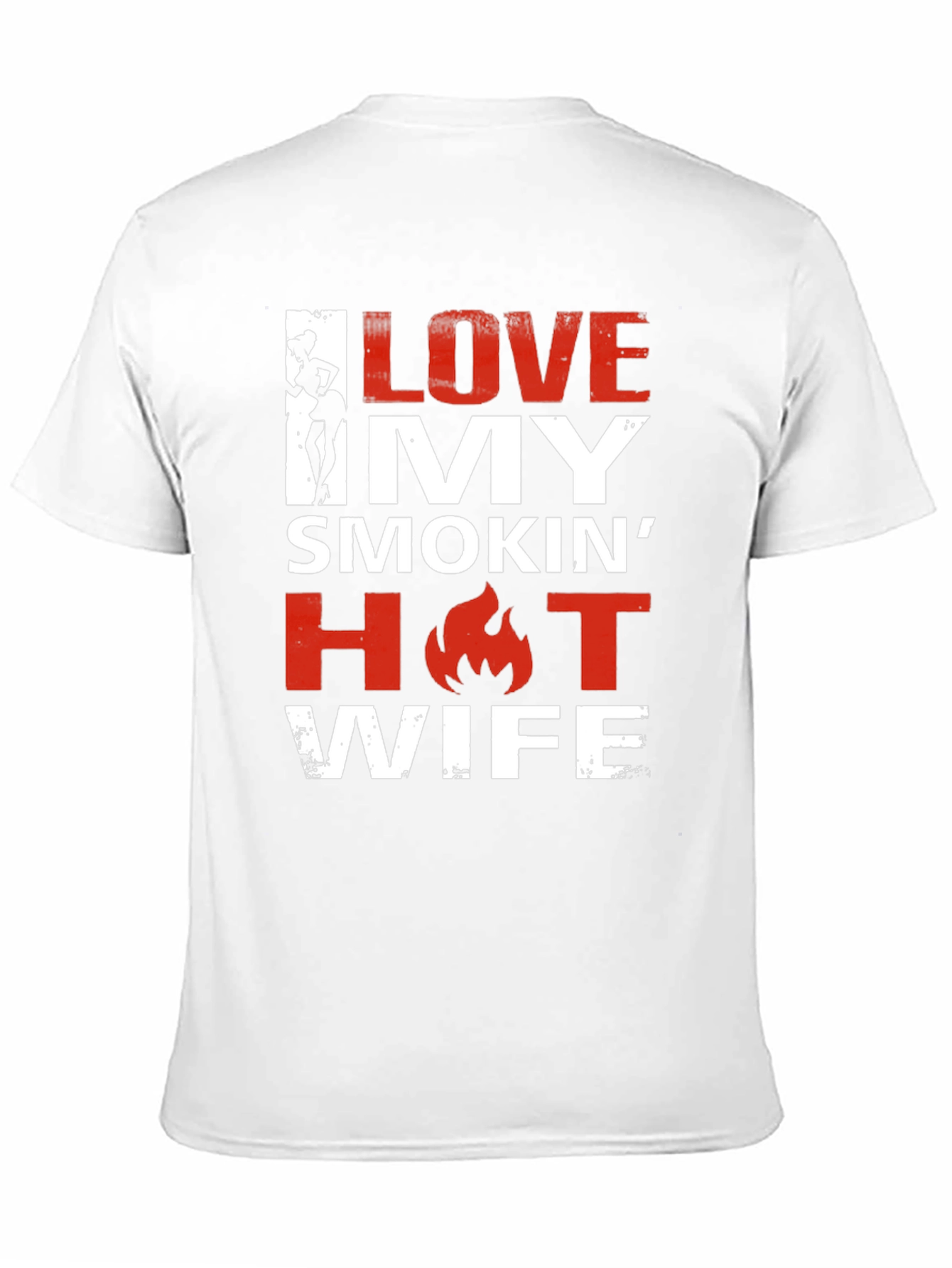 Black I Love My Smokin' Hot Wife Graphic Tee view 11