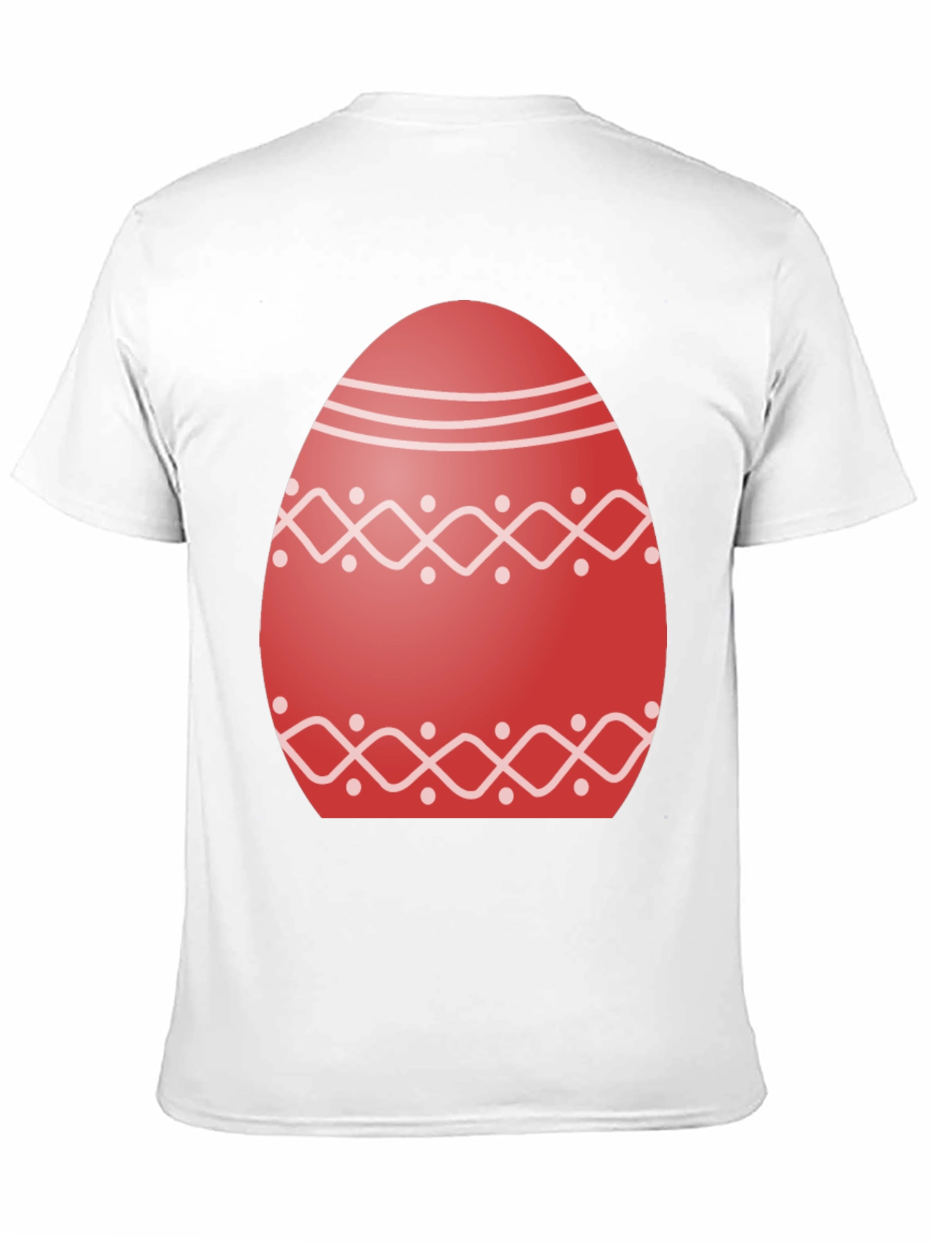 Camiseta Negra Huevo Pascua Decorado