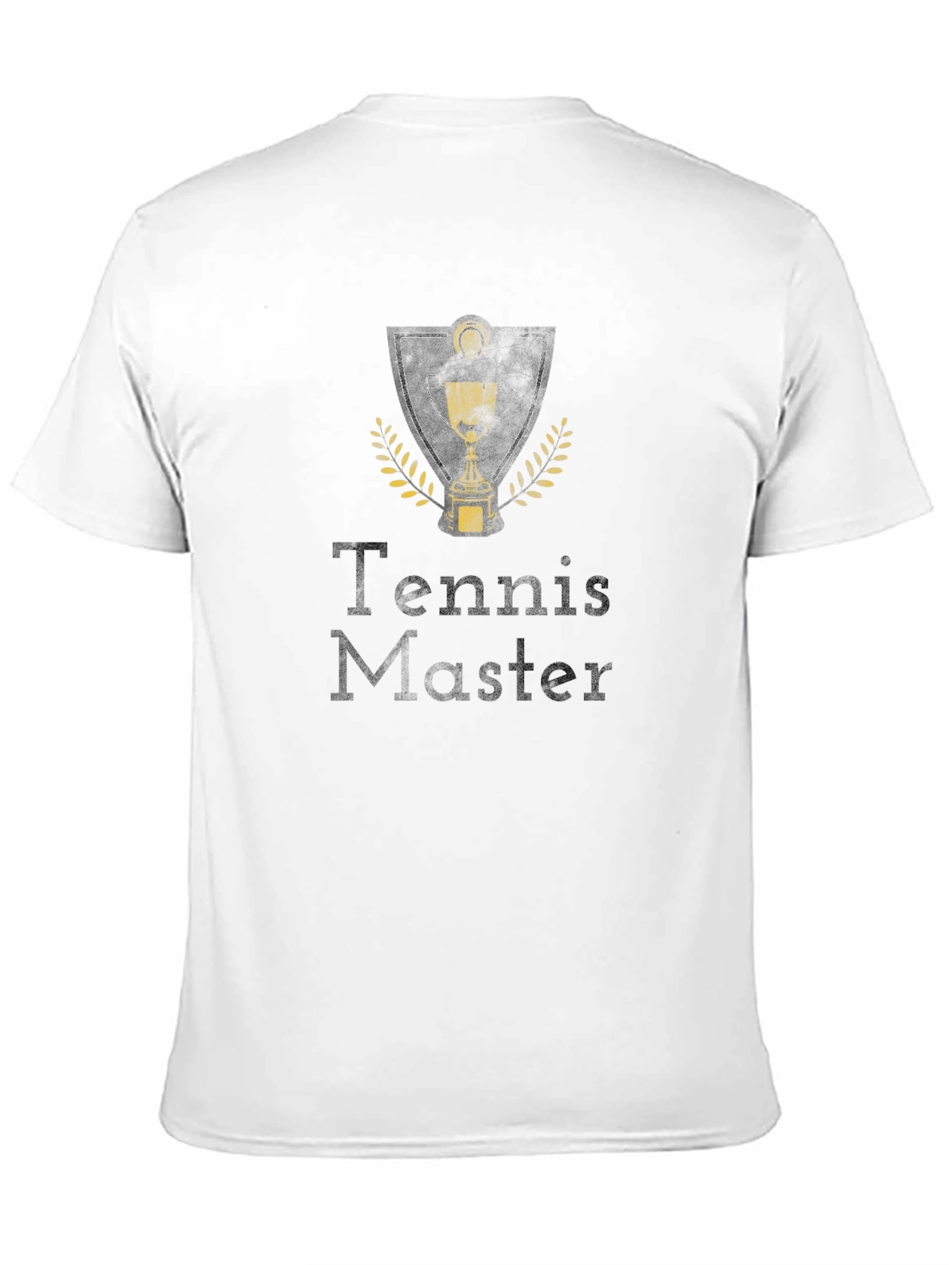 Black Tennis Master Graphic Tee - Black Casual T-Shirt view 11