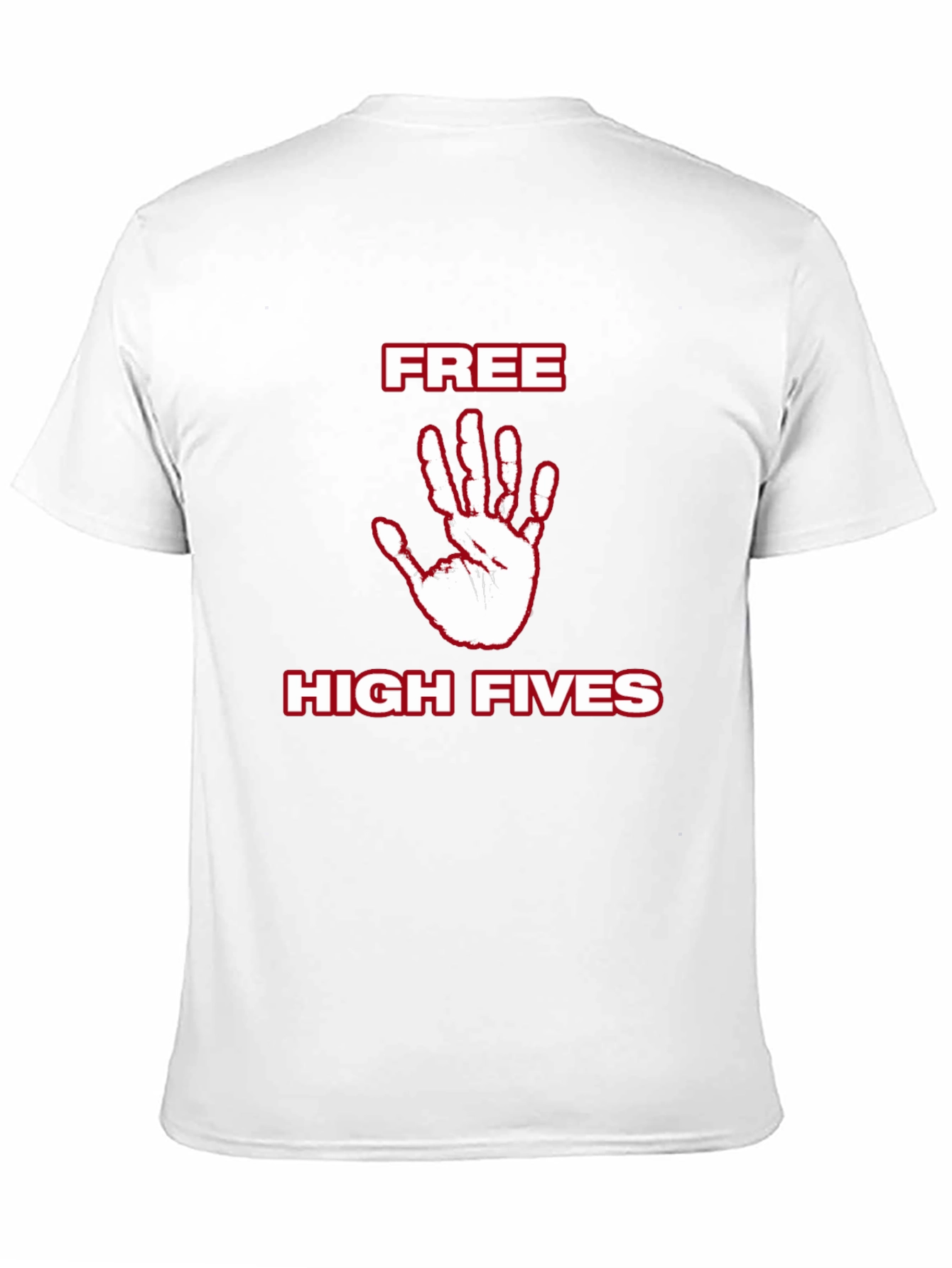 Black Free High Fives Graphic Tee view 11
