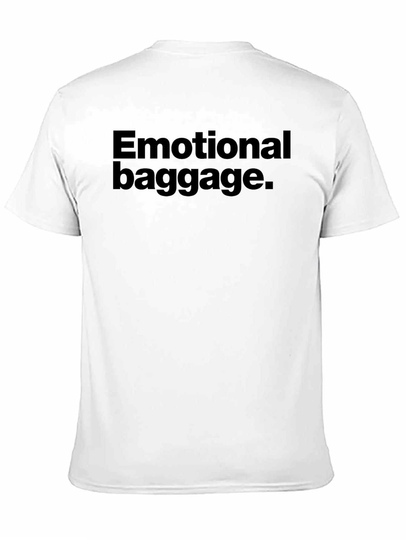 Emotional Baggage Graphic Tee - Black - 11