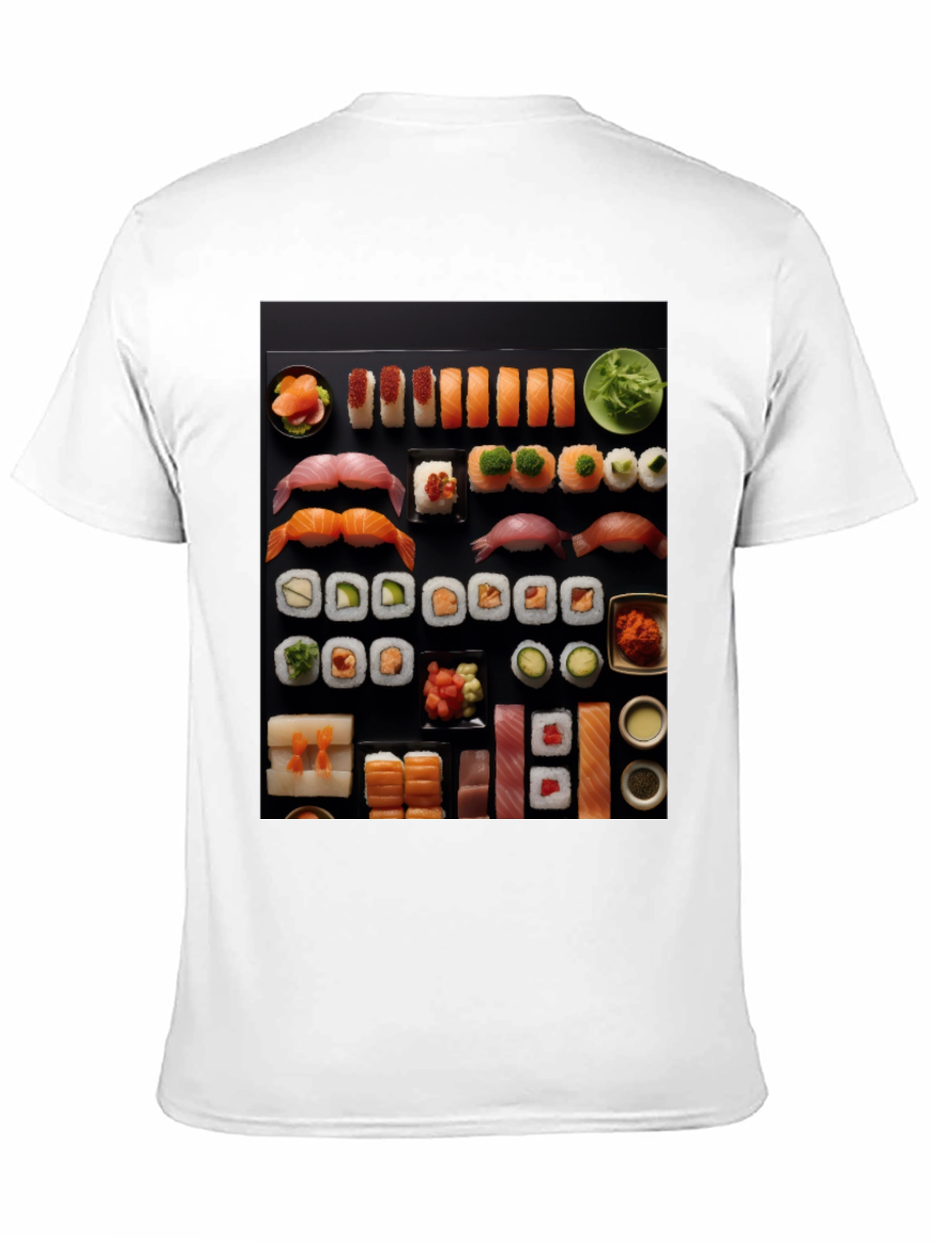Sushi Feast Graphic Tee - Food Lover's Delight - 11