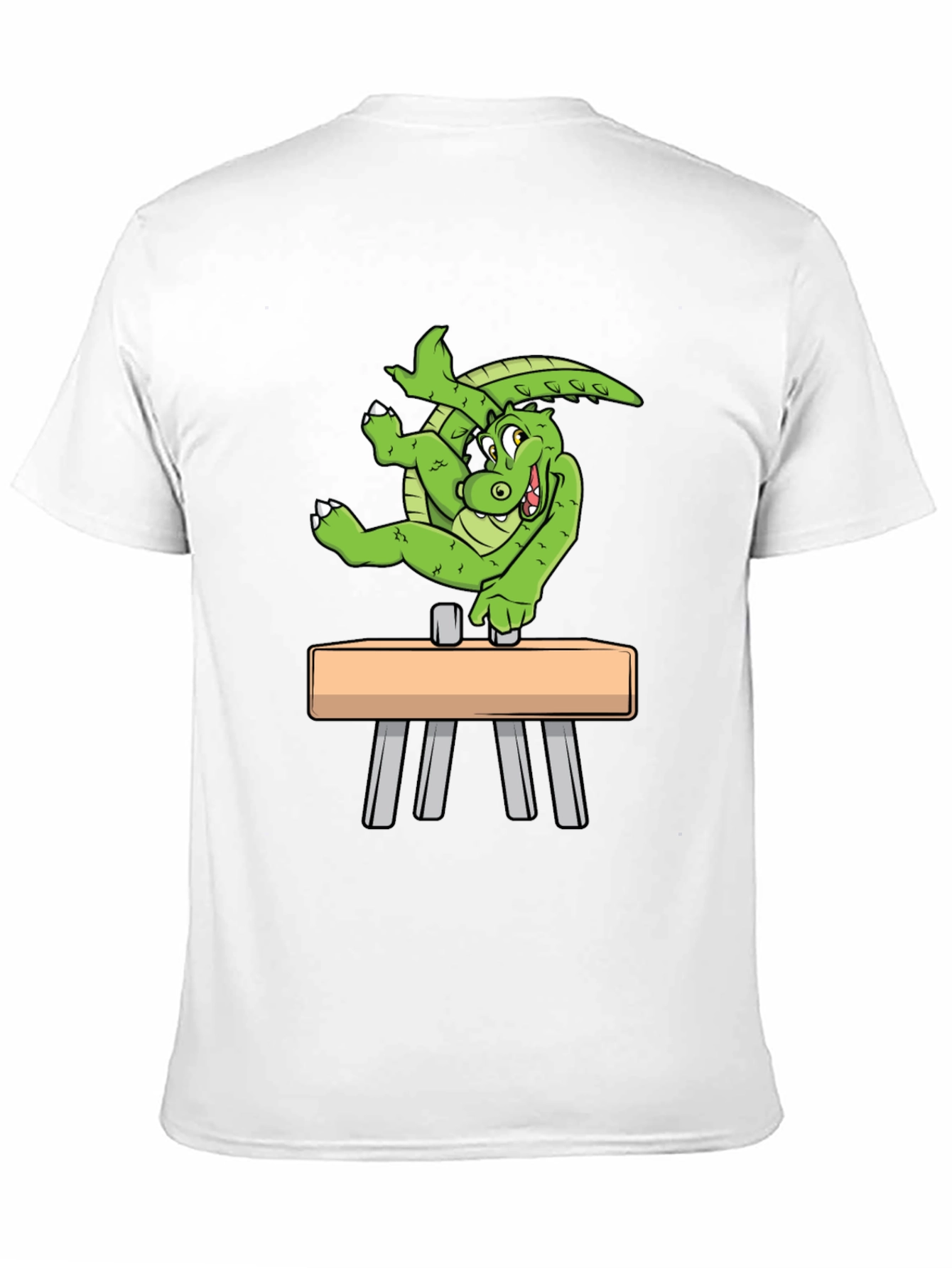 Black Gymnastics Crocodile T-Shirt view 11