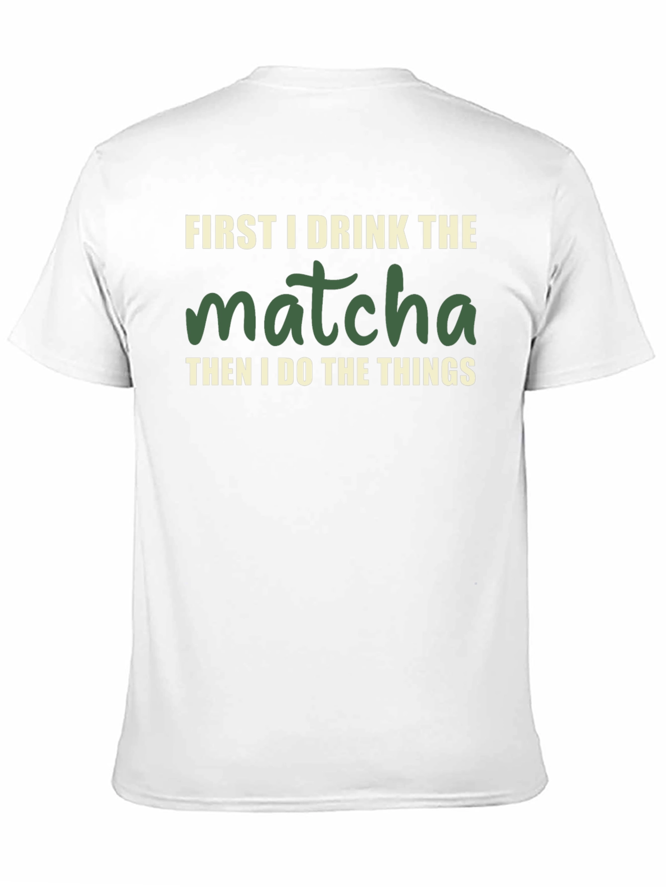 Black Matcha Lover Graphic Tee - First I Drink the Matcha view 11