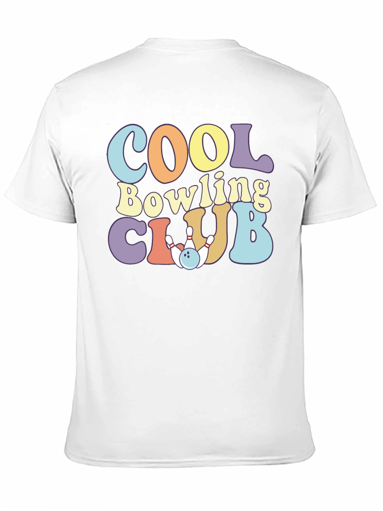 Black Cool Bowling Club Graphic Tee view 11
