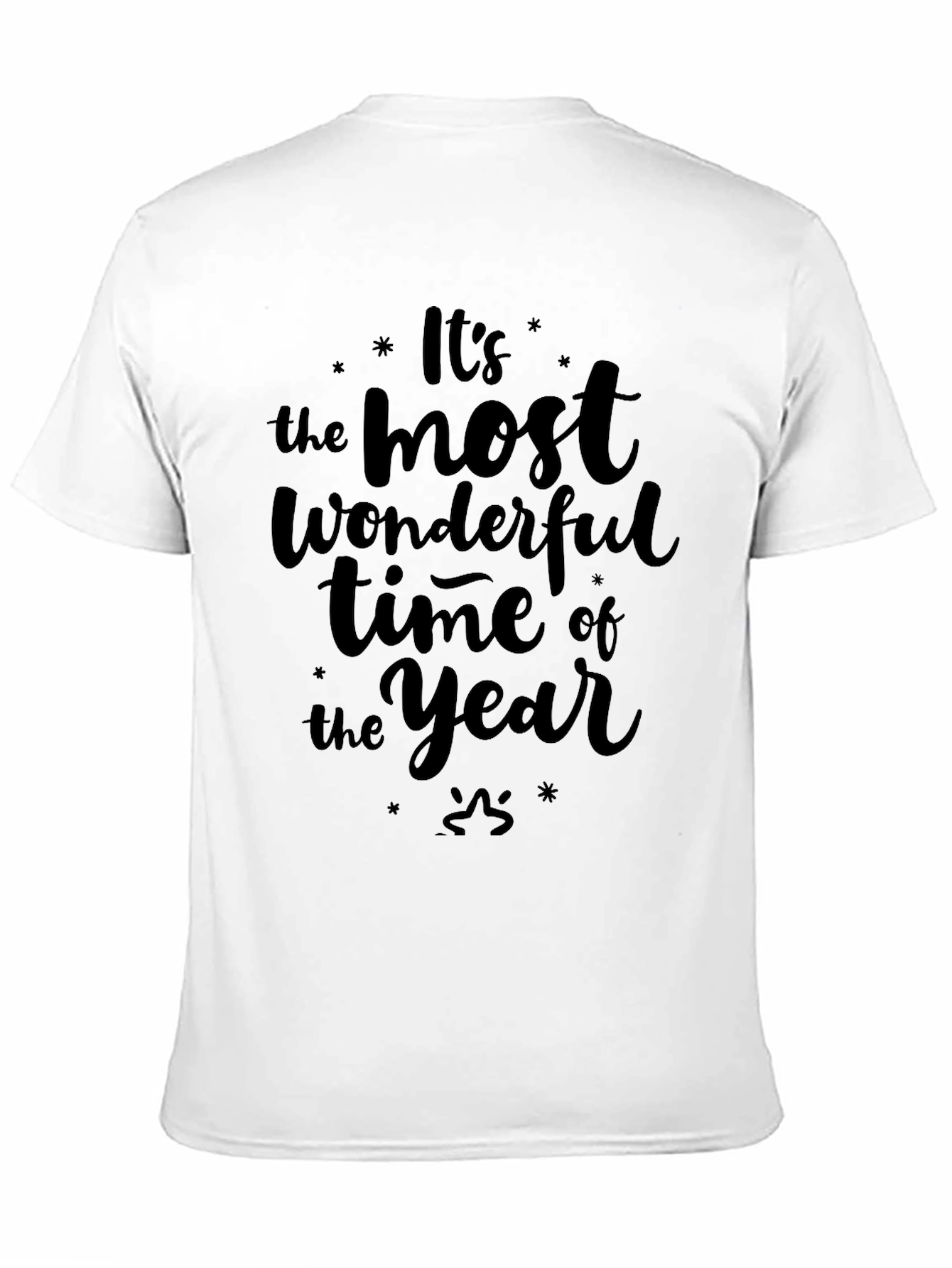 Black Wonderful Time of Year Black Graphic Tee view 11