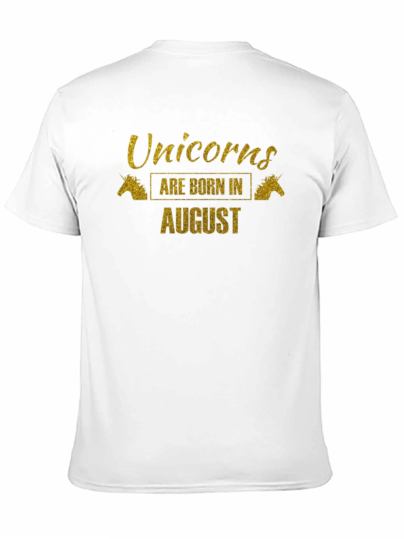 Unicorns Born in August Tee - Black - 11