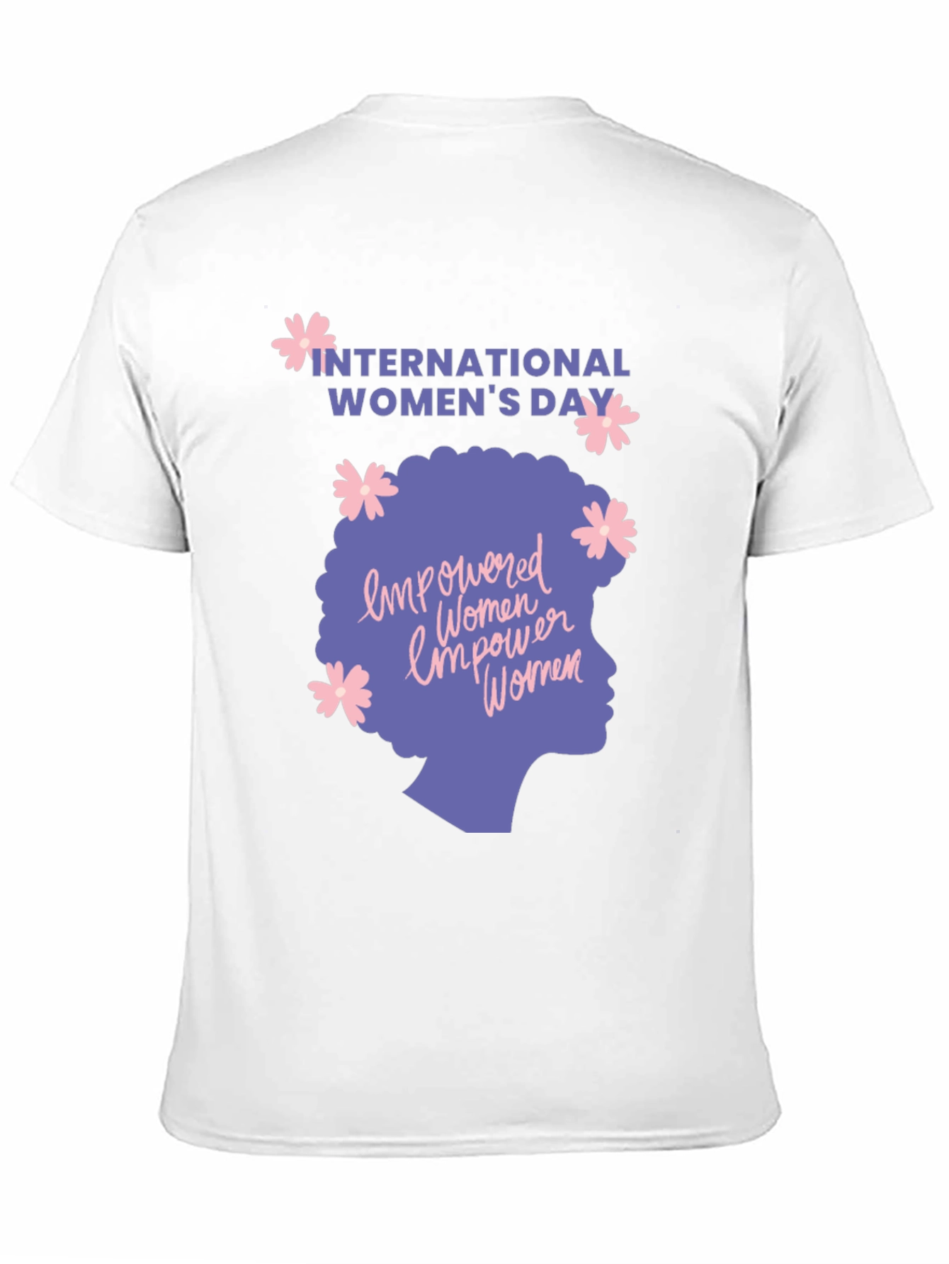Black International Women's Day Empowered Women T-Shirt view 11