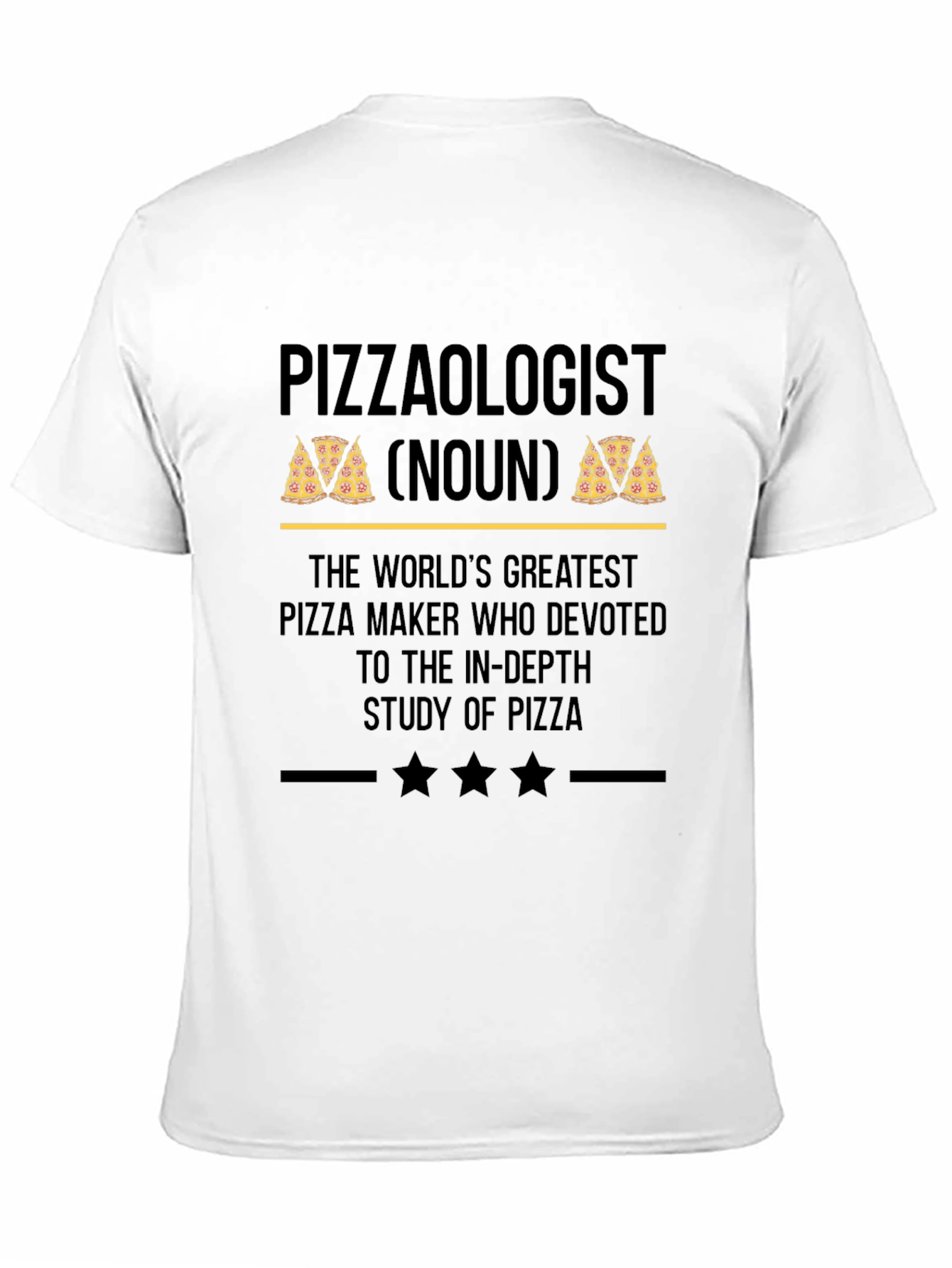 Black Pizzaologist T-Shirt - Funny Pizza Lover Gift view 11