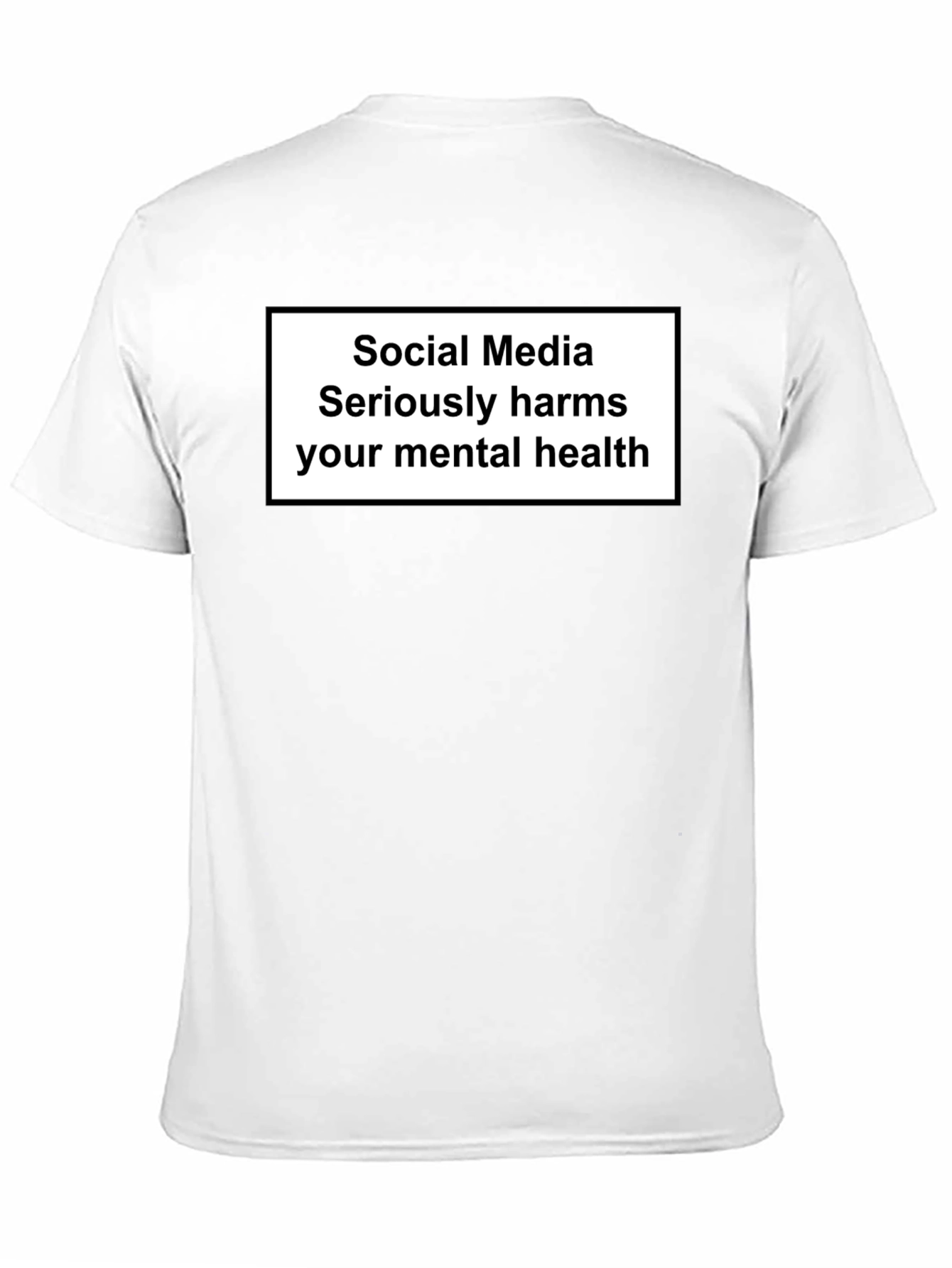 Black Social Media Harms Mental Health T-Shirt view 11