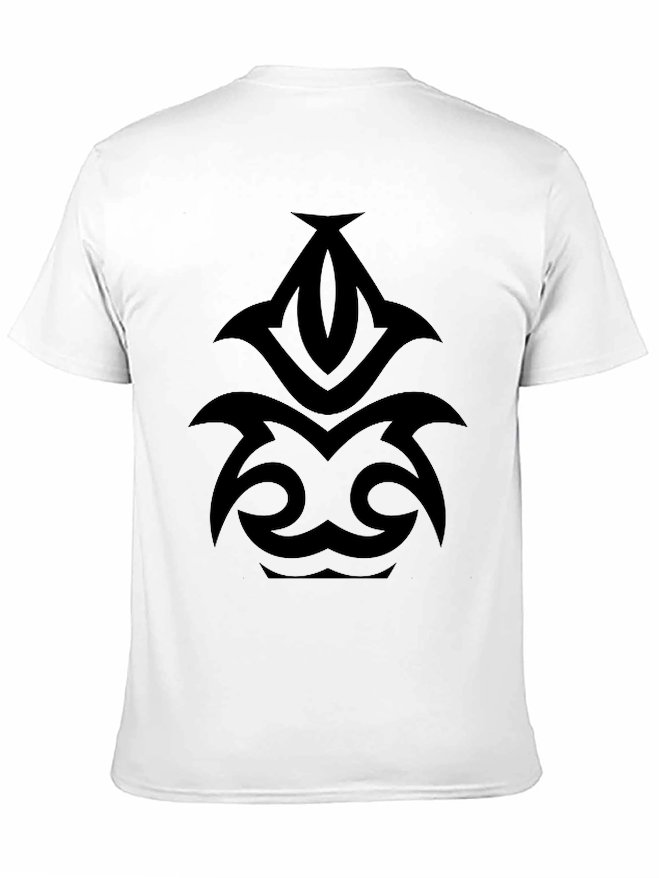 Black Tribal Tattoo Graphic Black Tee view 11