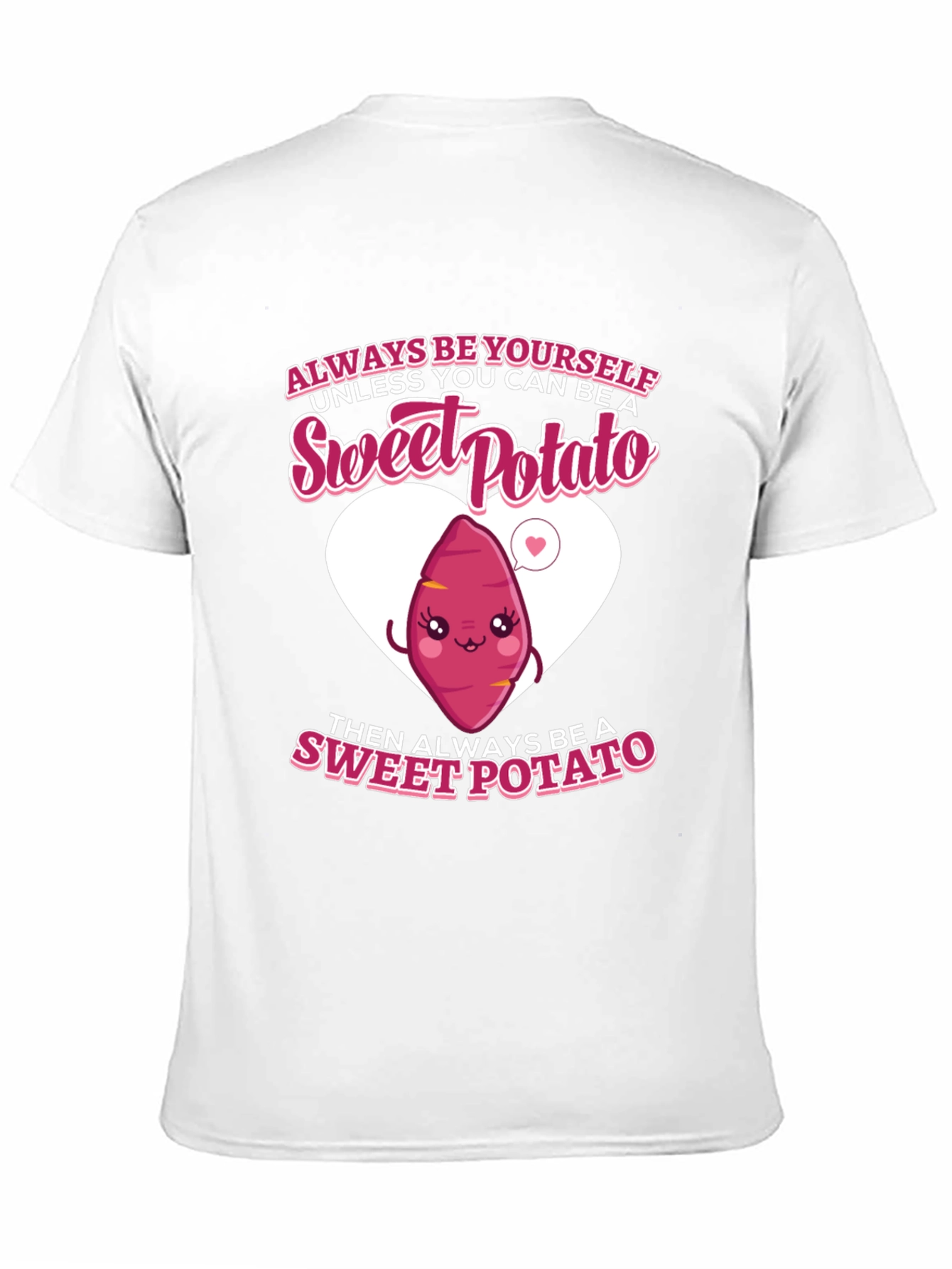 Black Sweet Potato Graphic Tee - Funny Food Lover's T-Shirt view 11