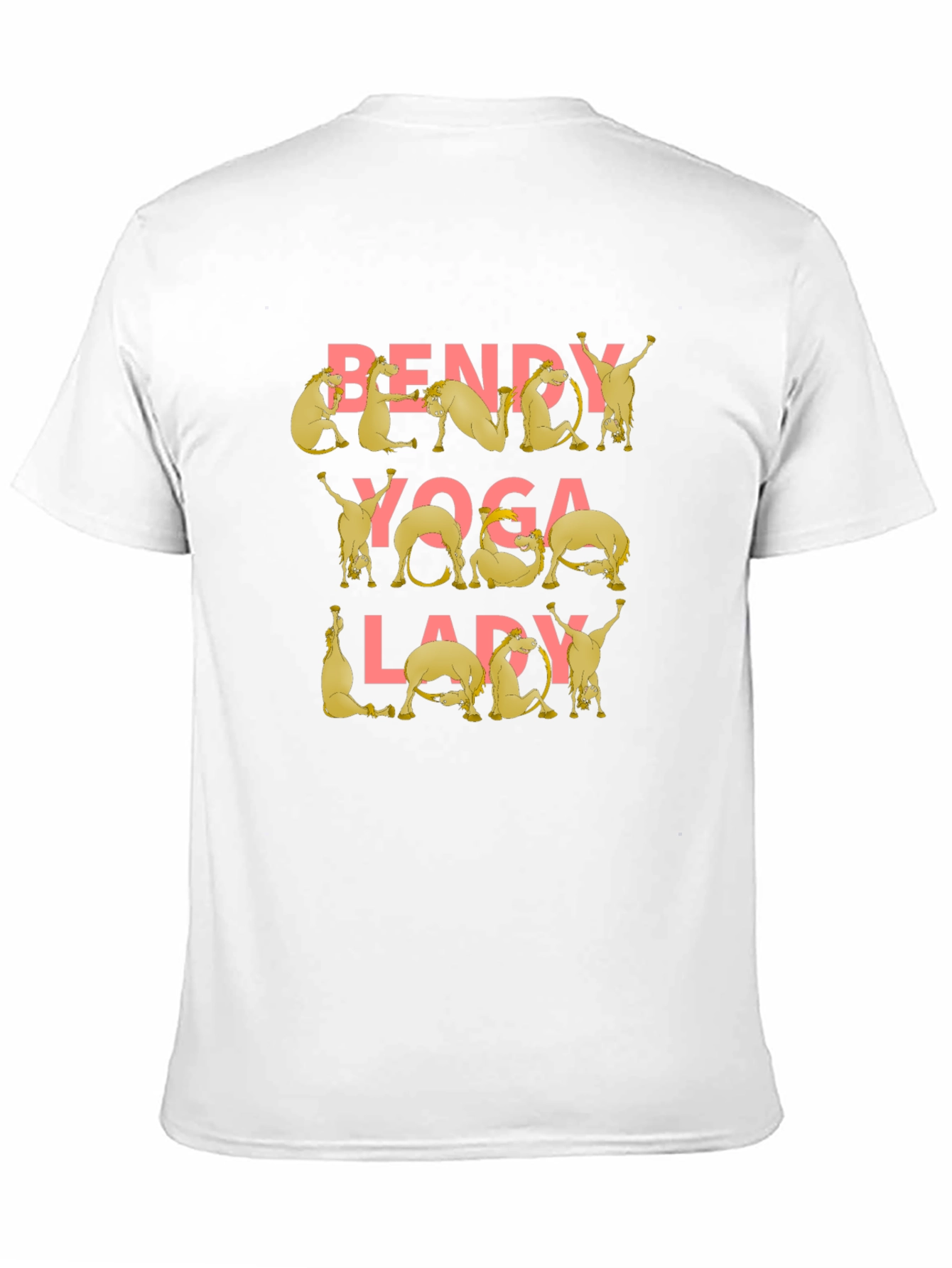 Black Bendy Yoga Lady Camel Graphic Tee view 11