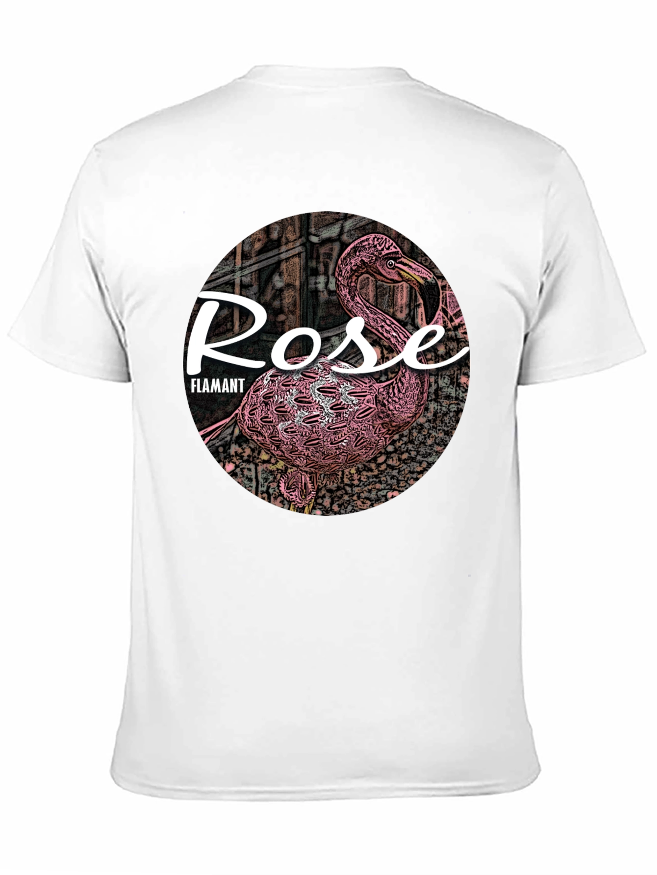 Black Rose Flamant Black T-Shirt view 11