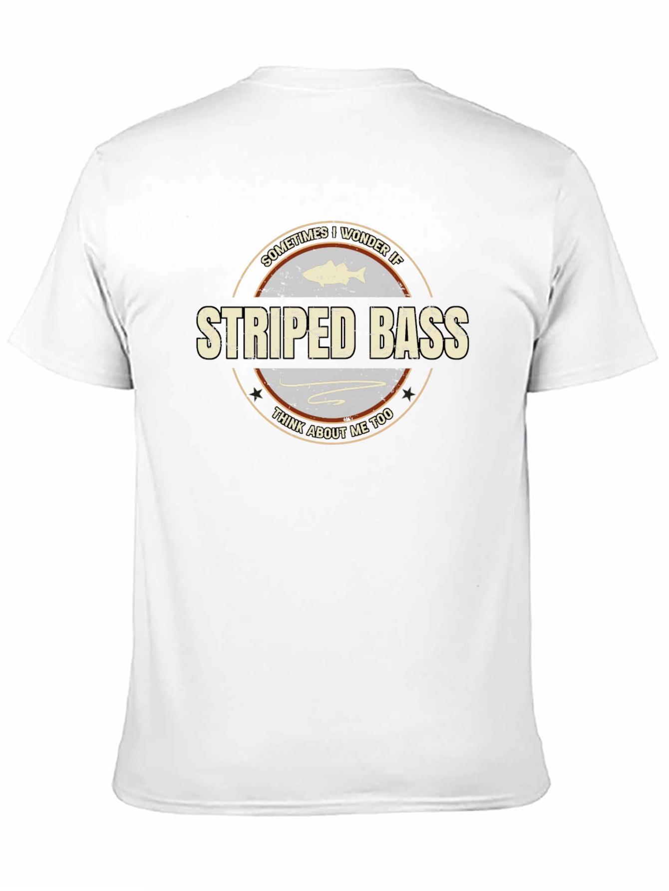 Black Striped Bass T-Shirt - Fishing Lover Tee view 11