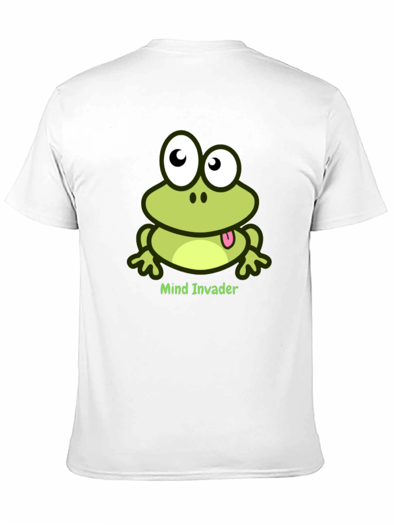 Black Mind Invader Frog Black T-Shirt view 11