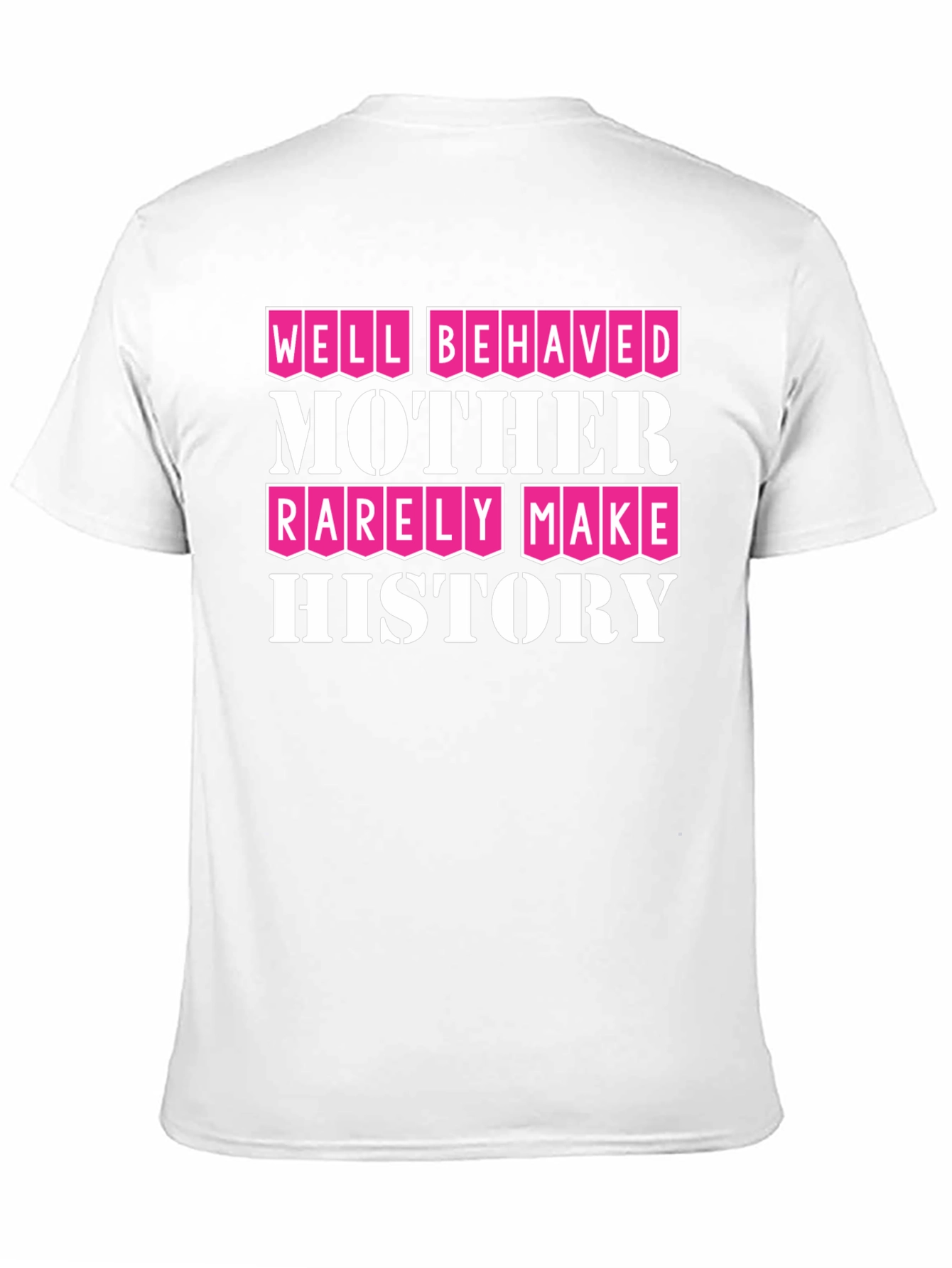 Black Well Behaved Mother T-Shirt - Black view 11