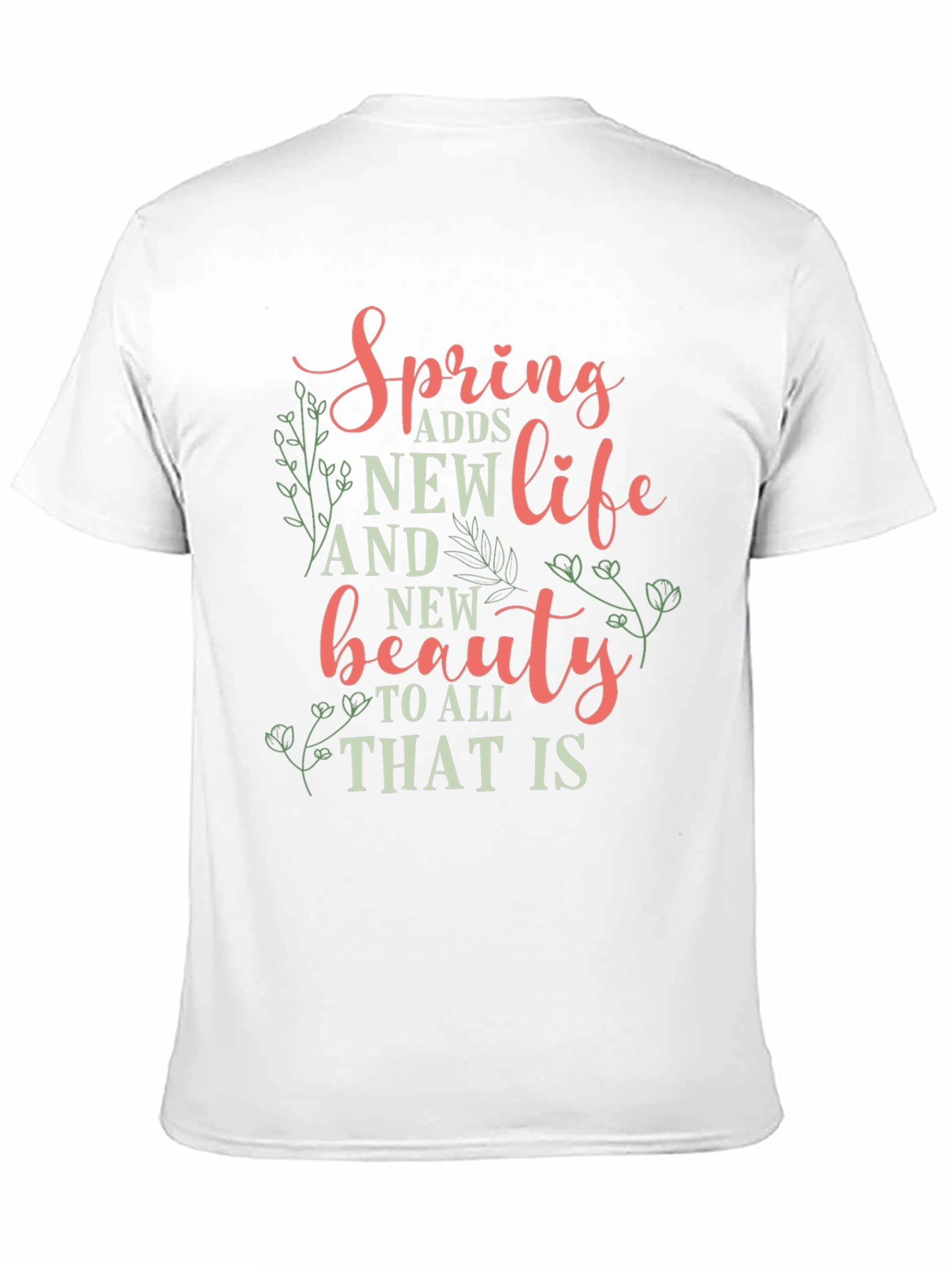 Black Spring Adds New Life Graphic Tee view 11