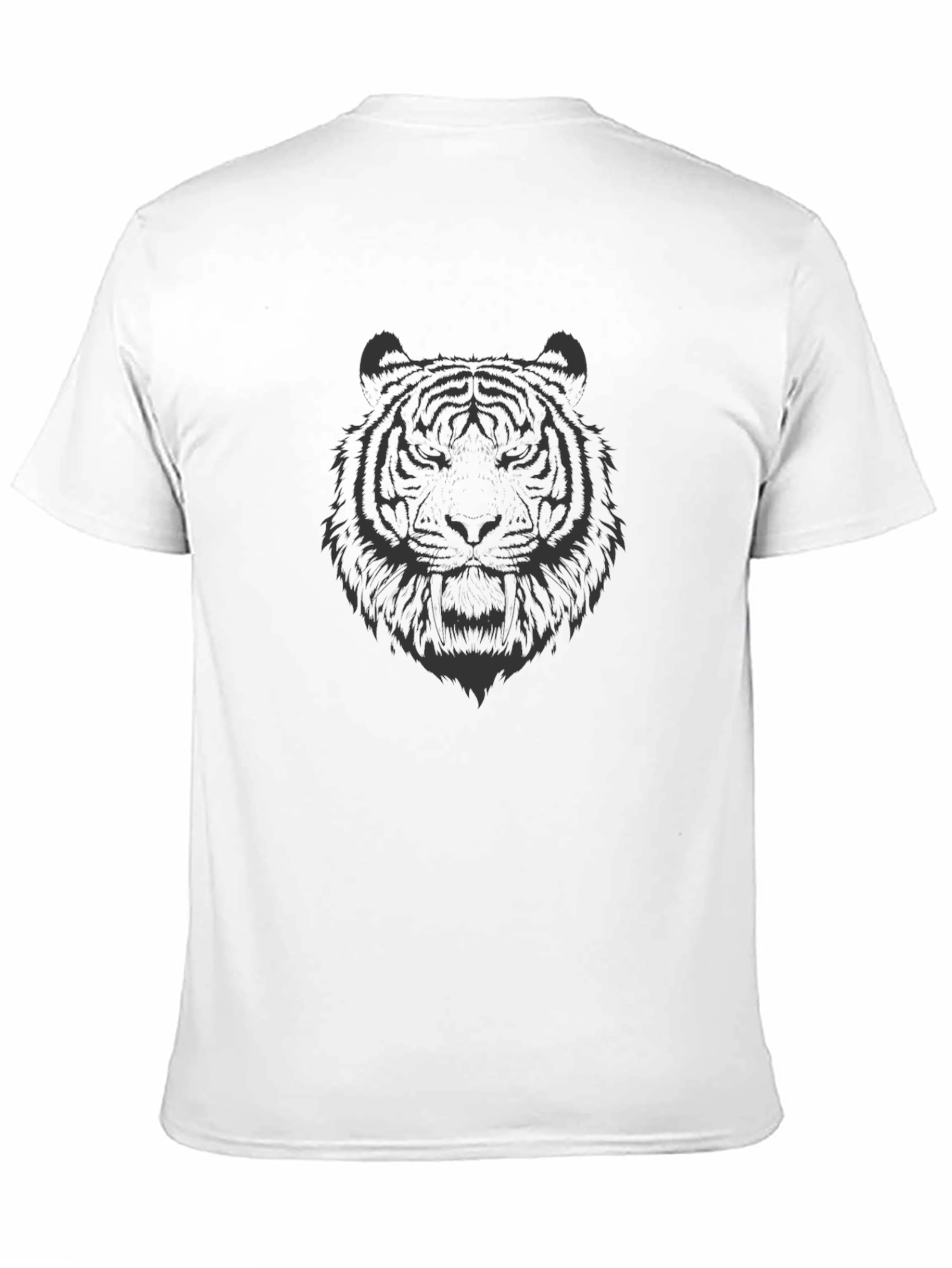 Black Tiger Graphic T-Shirt - Men's Casual Tee view 11