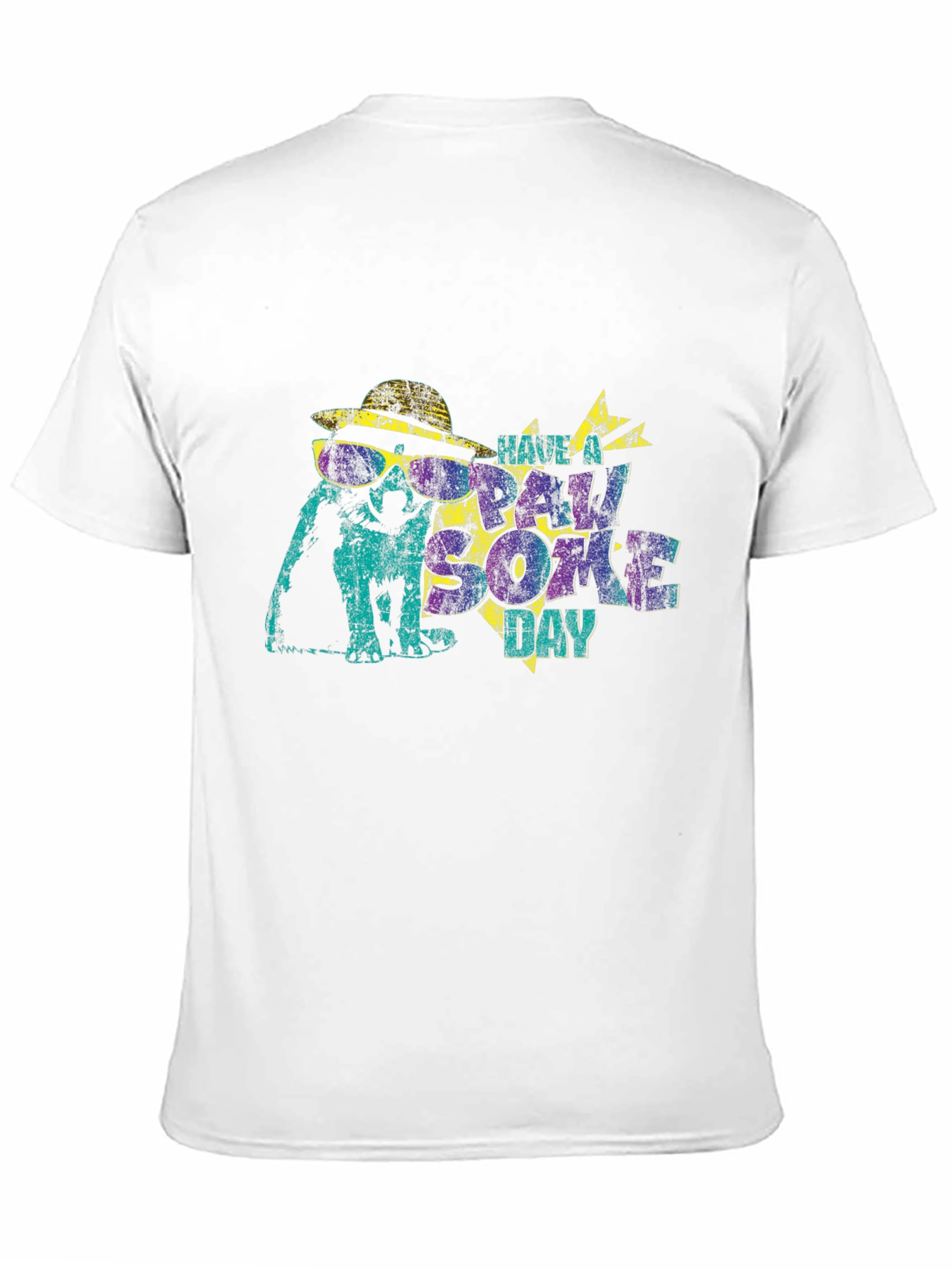 Black Cool Dog Graphic Tee - Have a Paw-some Day! view 11