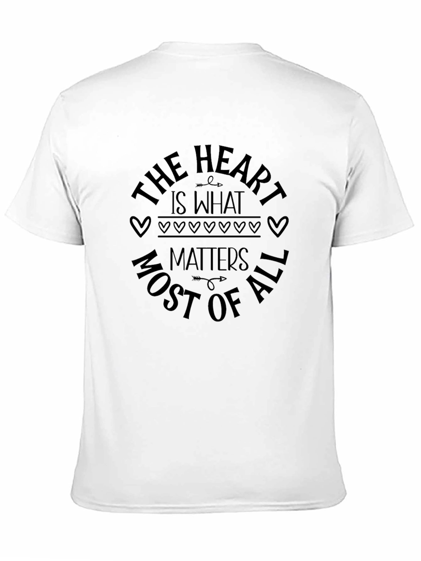 Black Heart Matters Black T-Shirt view 11