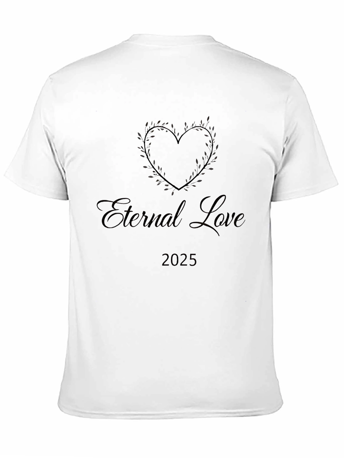 Black Eternal Love 2025 Black T-Shirt view 11