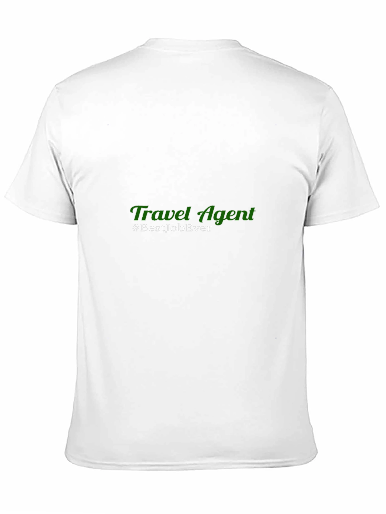 Black Travel Agent #BestJobEver Black T-Shirt view 11