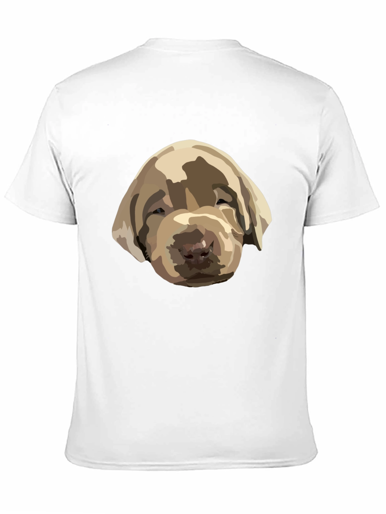 Black Dog Puppy Graphic Print Black T-Shirt view 11