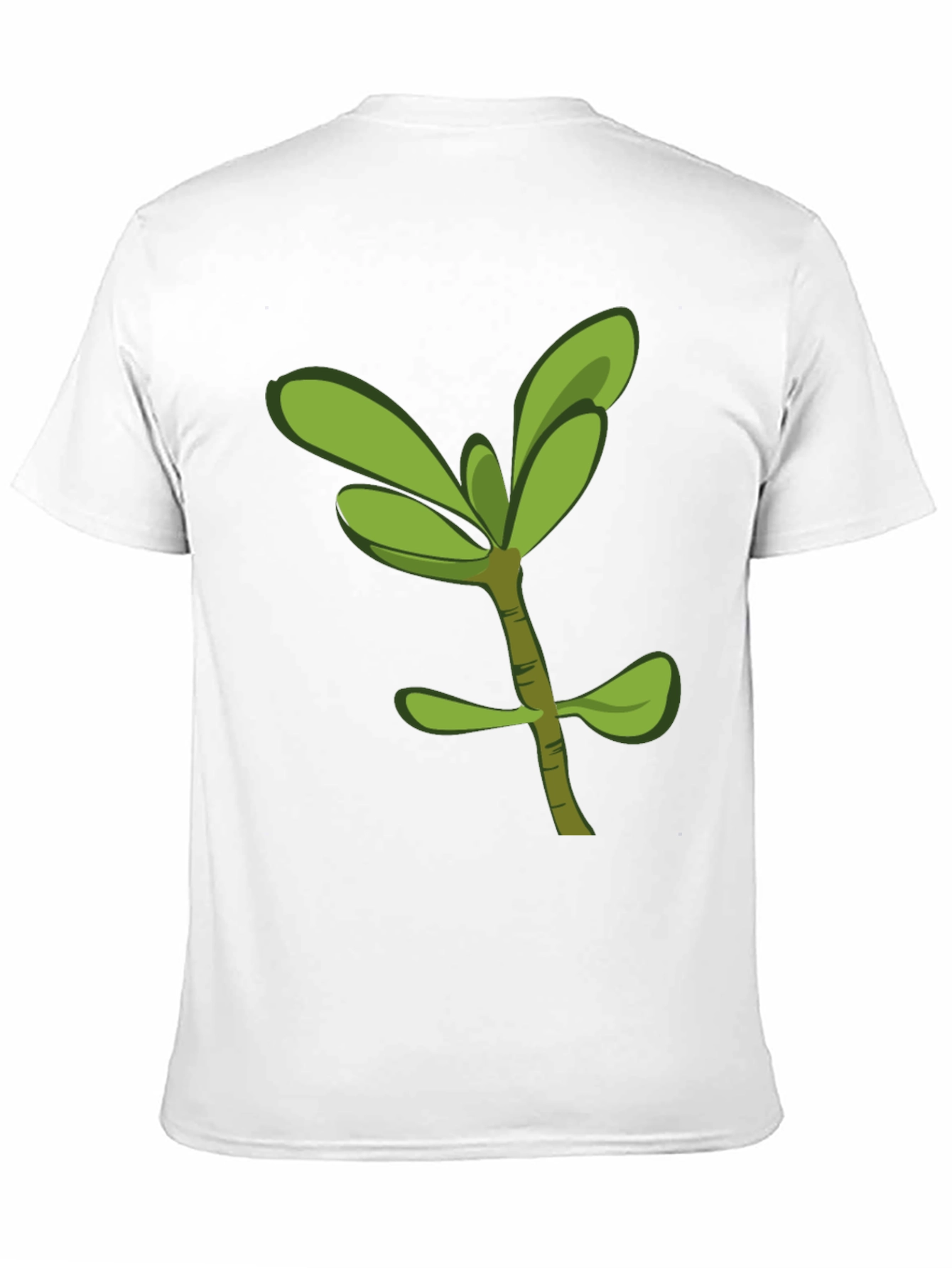 Black Green Sprout Graphic T-Shirt - Casual Style view 11