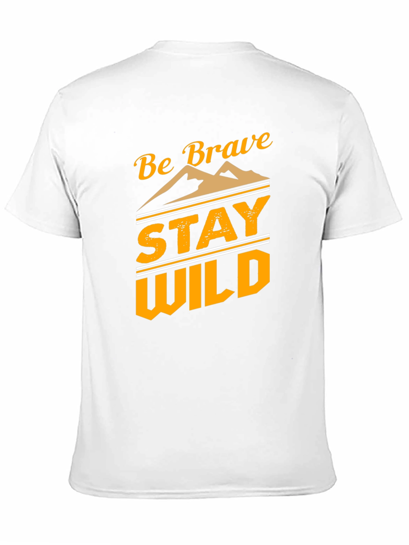 Black Be Brave Stay Wild Graphic Tee - Black view 11