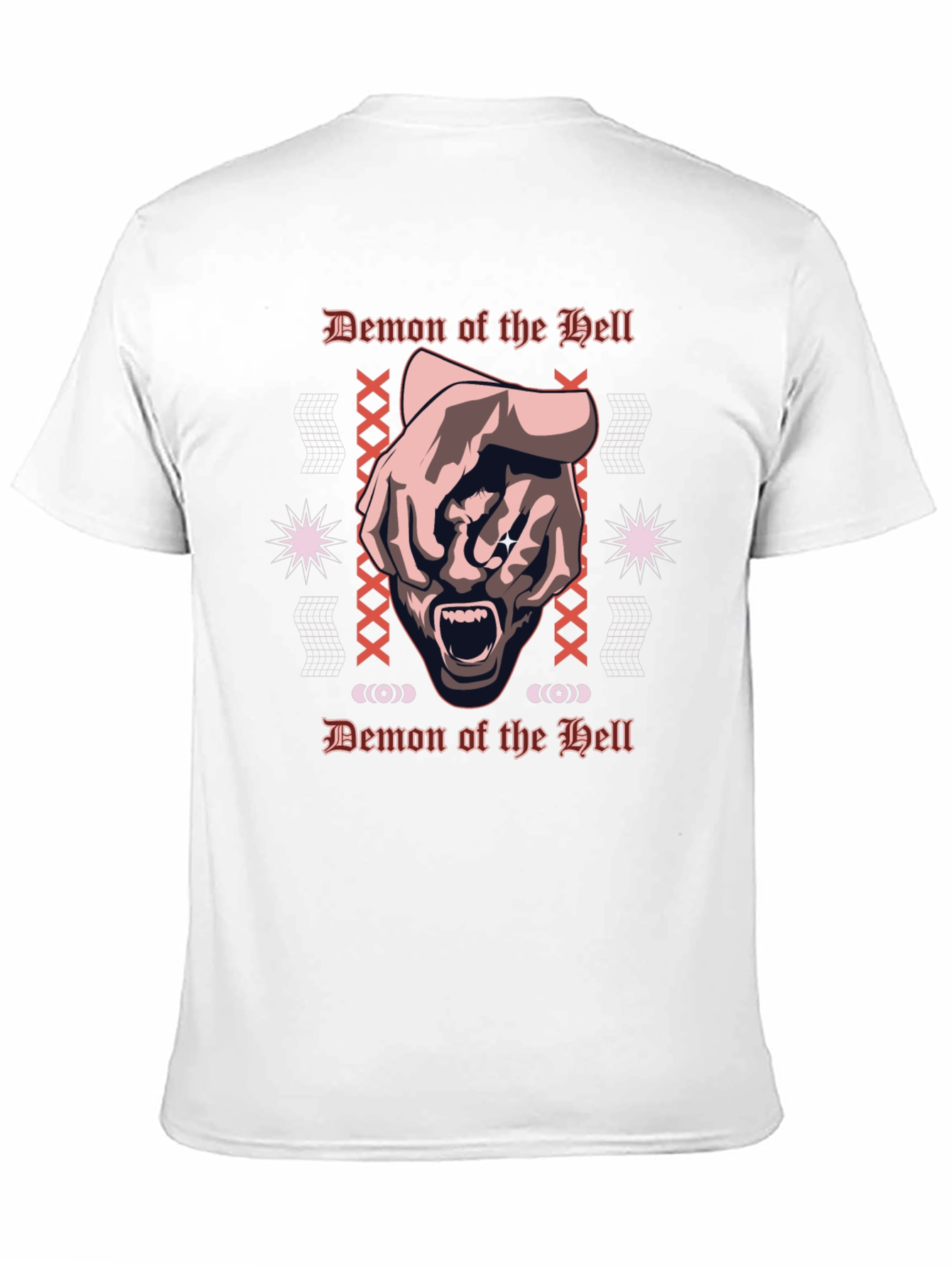 Black Demon of the Hell Graphic Tee - Black view 11