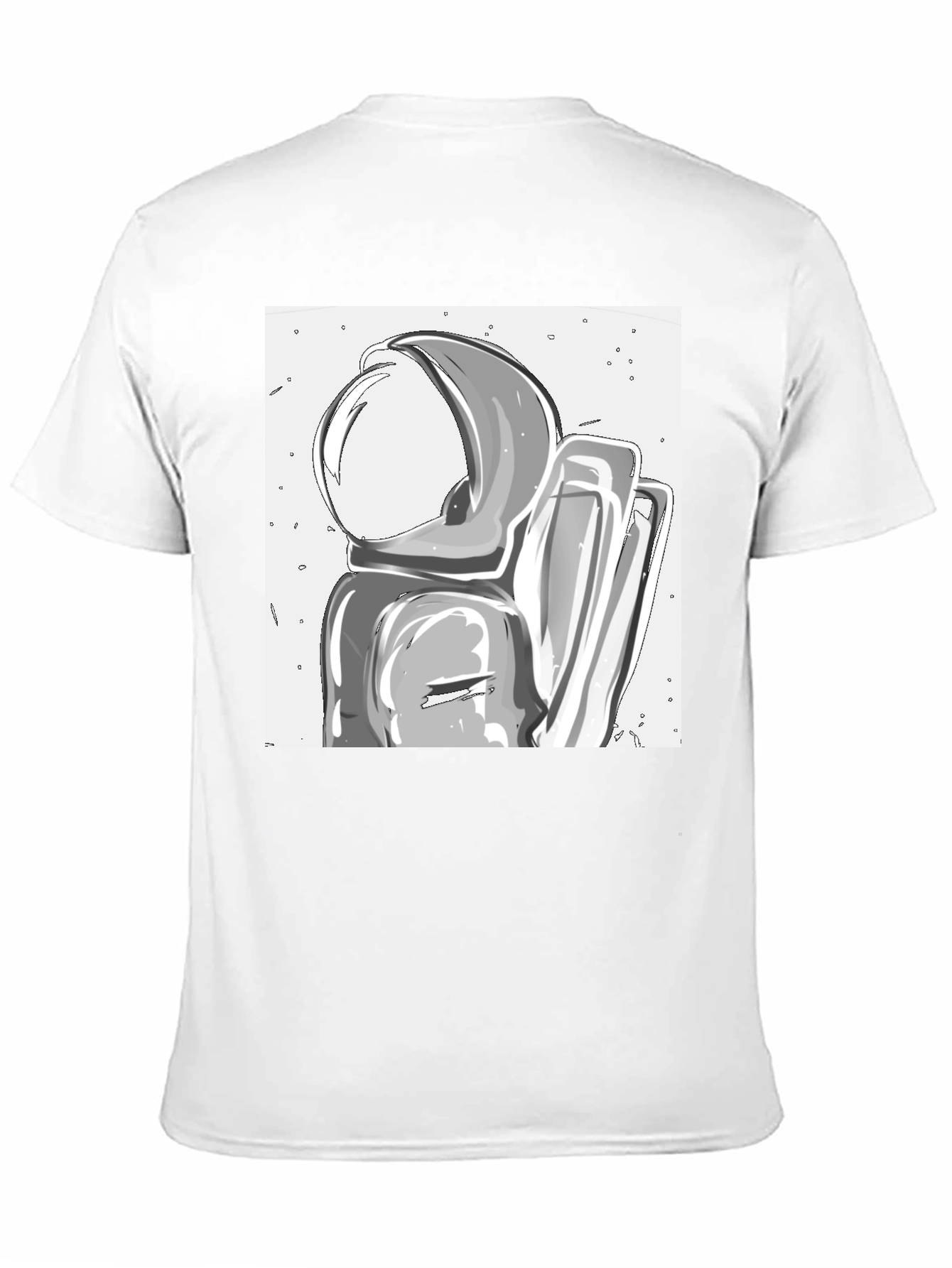 Black Astronaut Graphic Tee - Cool Space Design view 11