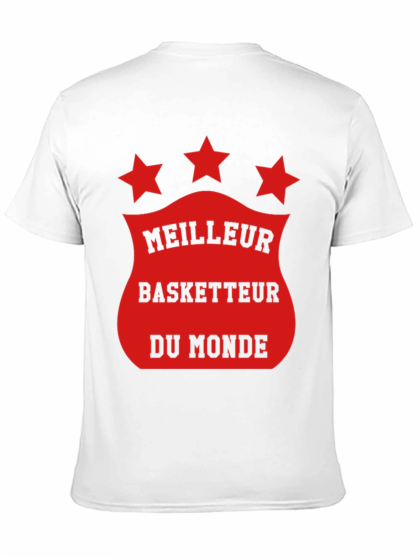 Black Meilleur Basketteur T-Shirt - World's Best Basketball Player Tee view 11