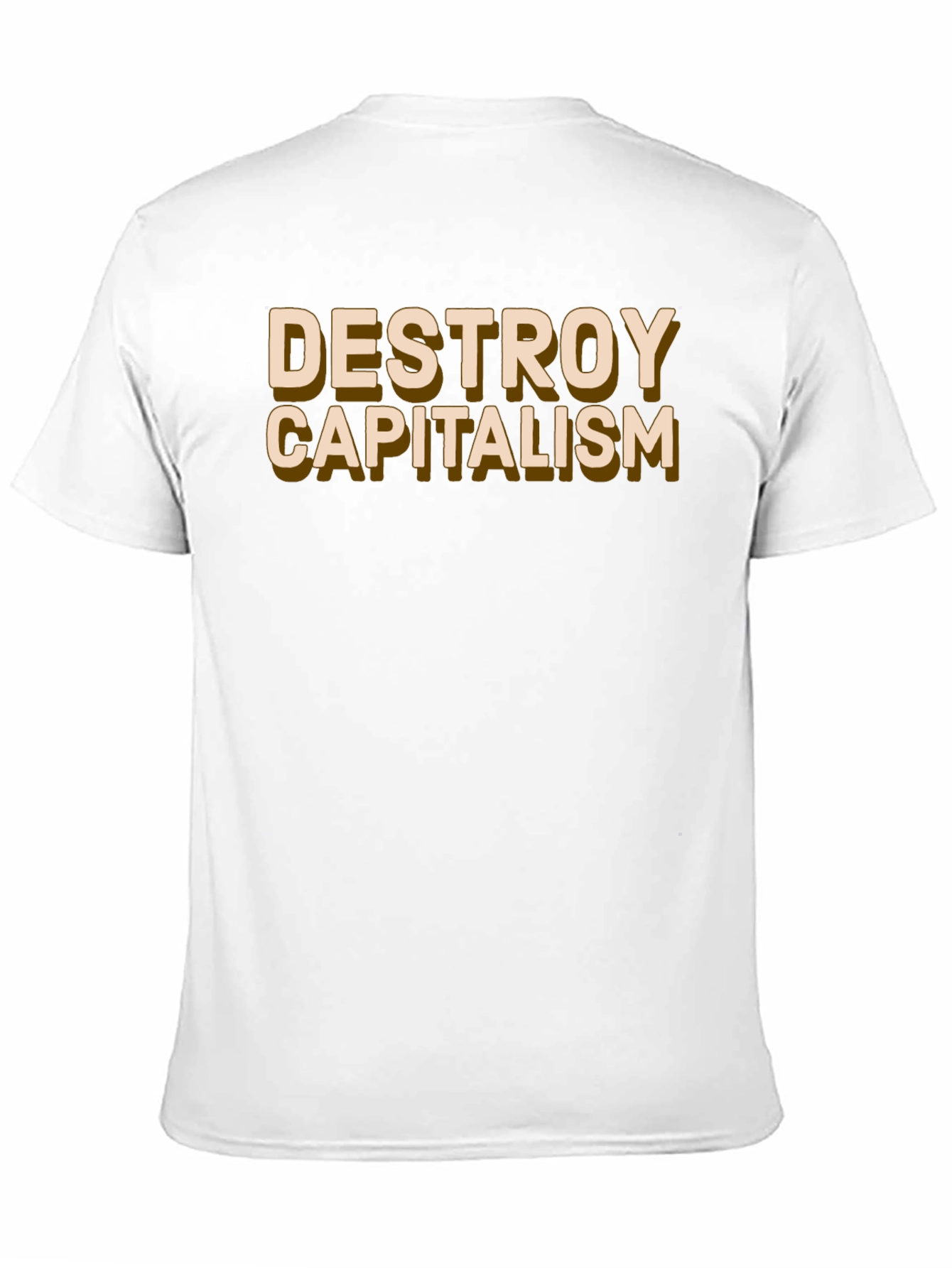 Black Destroy Capitalism Graphic T-Shirt view 11