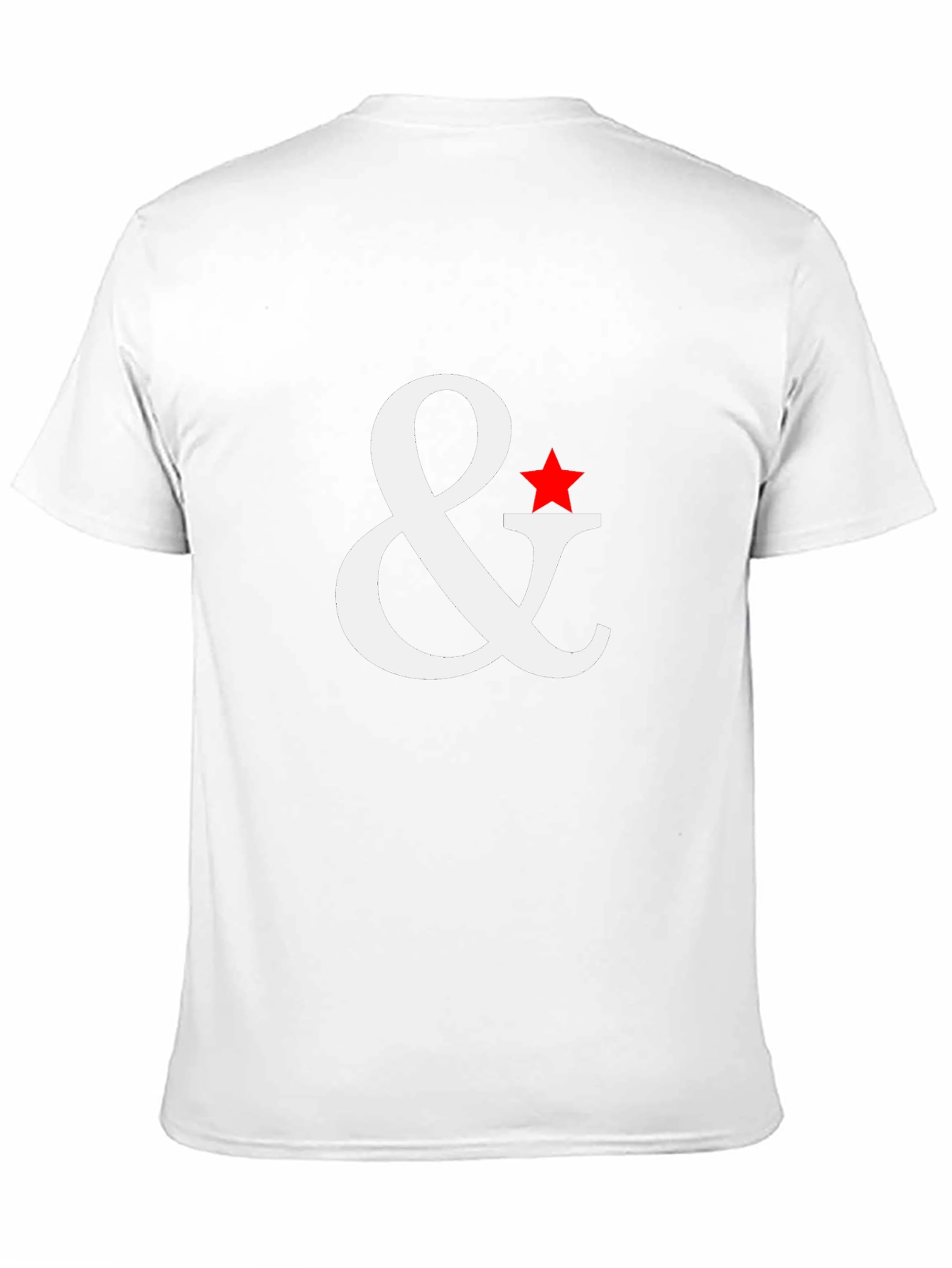 Black Star & Ampersand Graphic Tee - Stylish Black Cotton Blend Shirt view 11