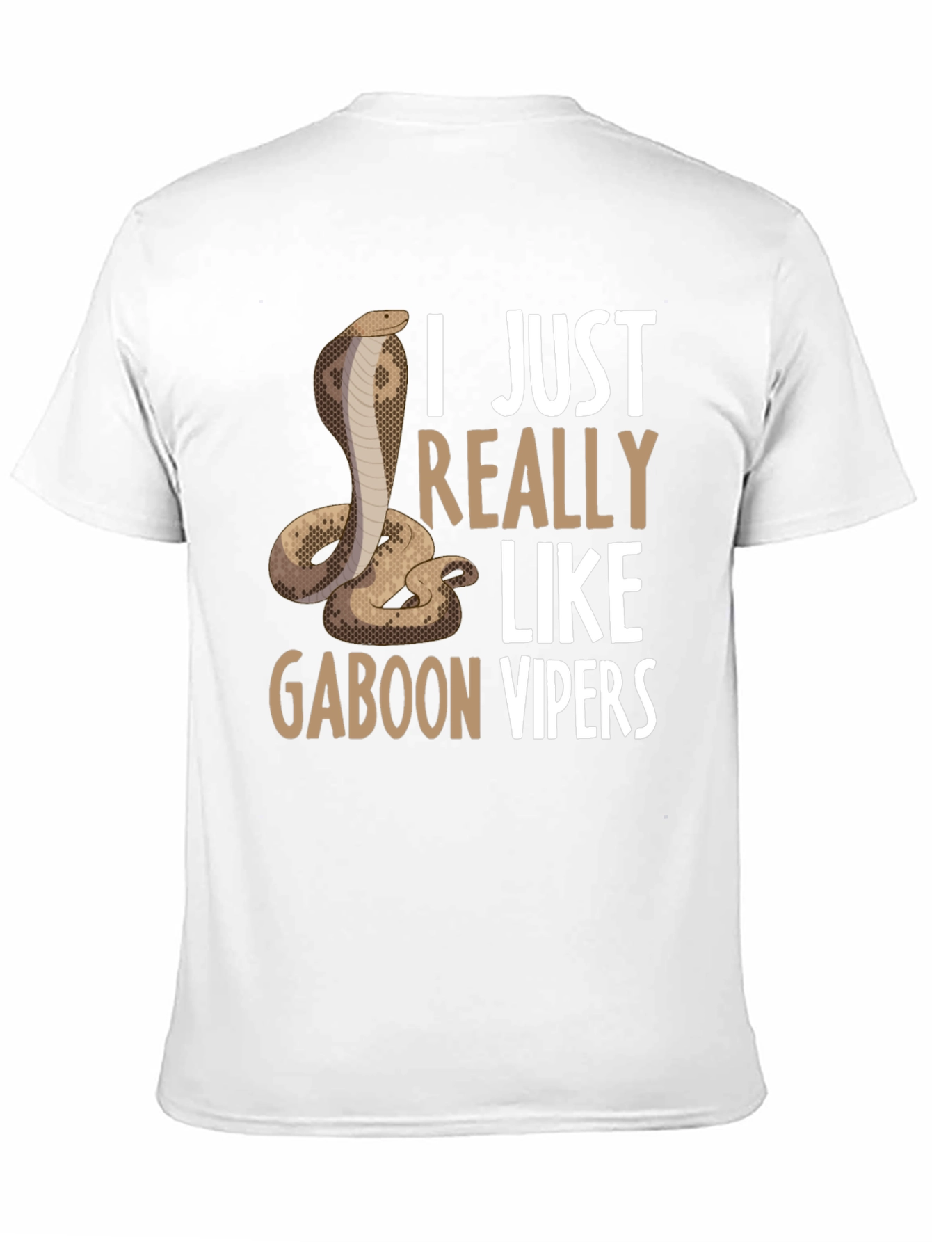Black Gaboon Viper T-Shirt view 11