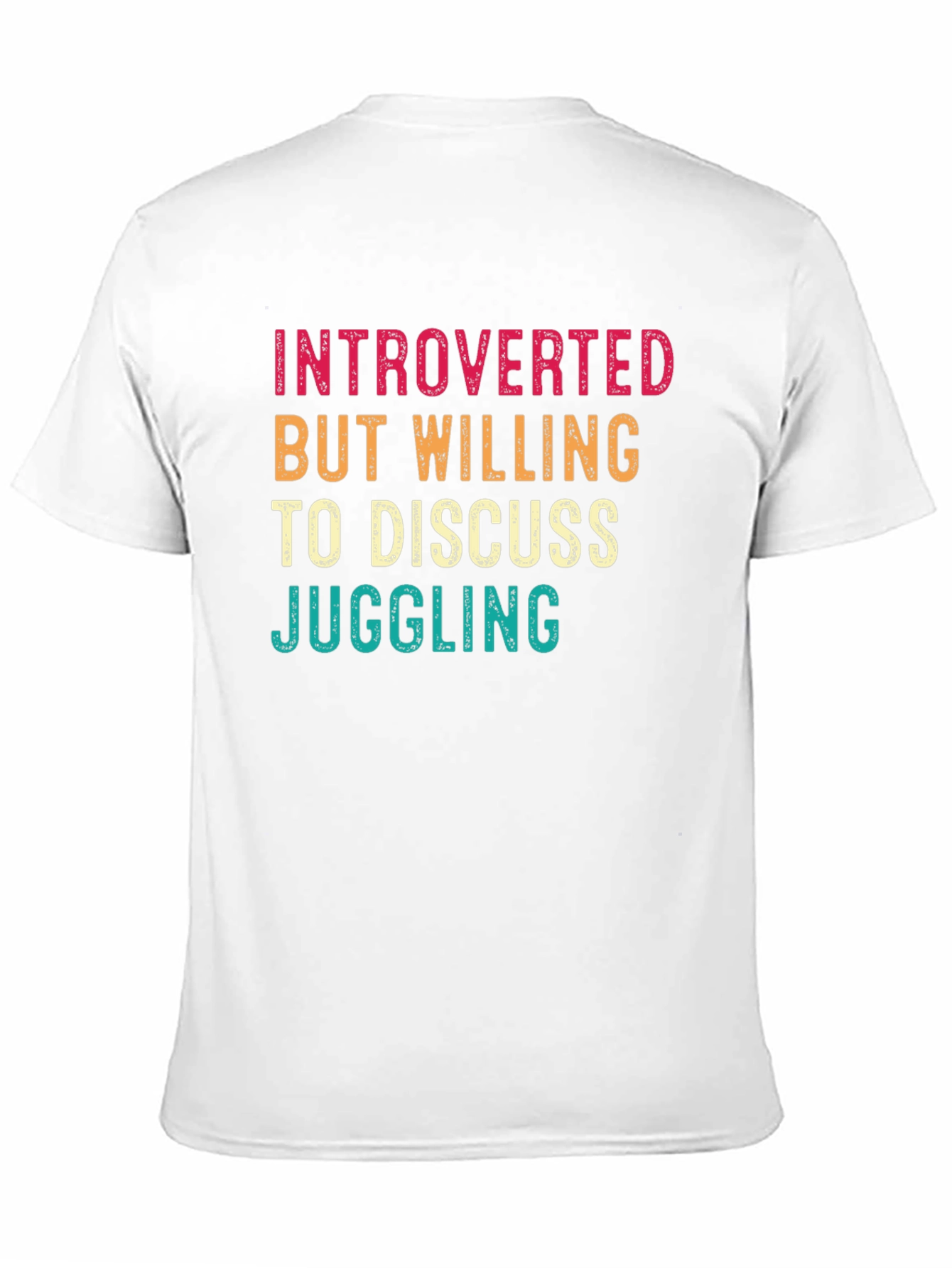 Black Introverted Juggling Enthusiast T-Shirt view 11