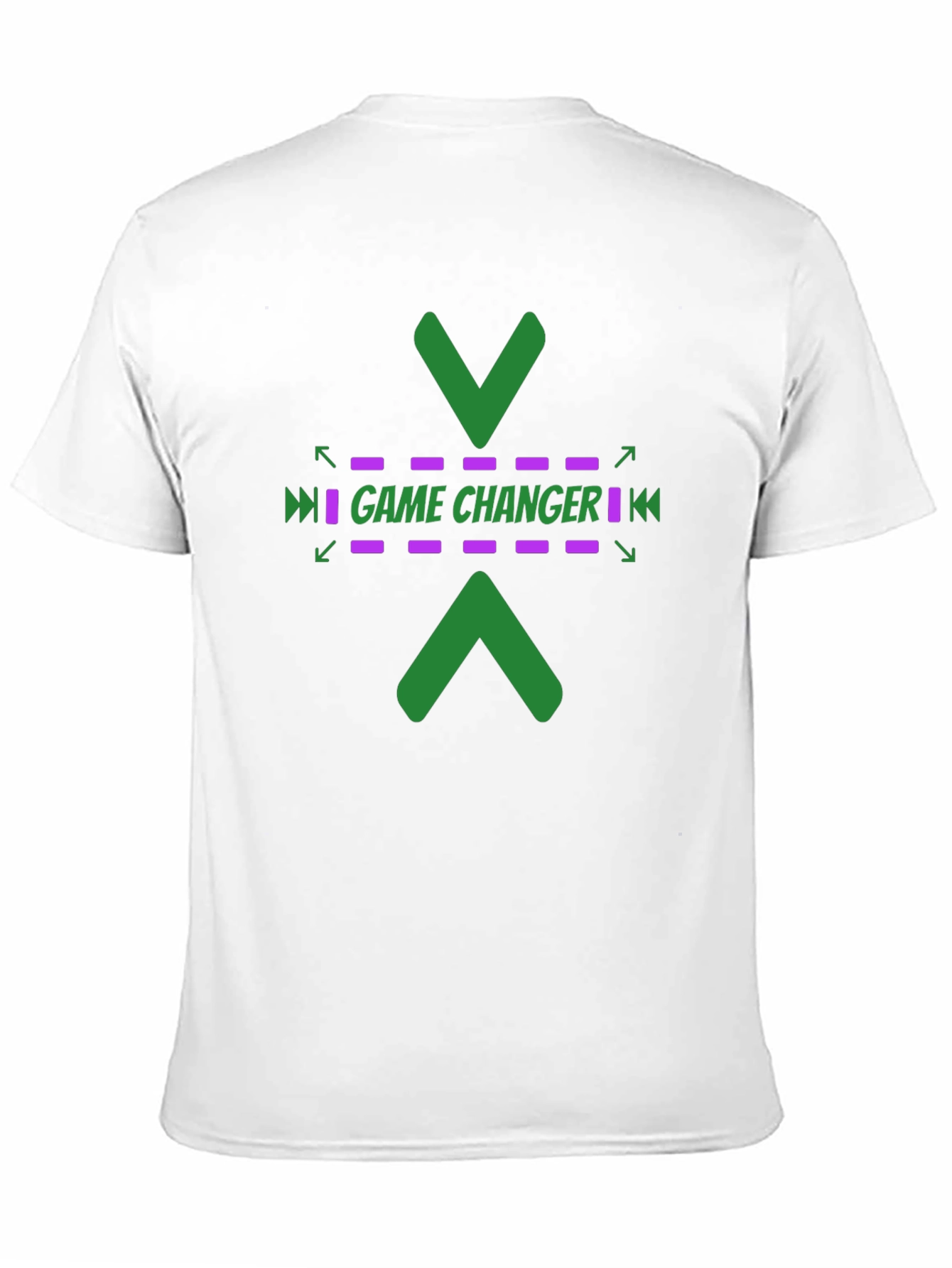 Black Game Changer Graphic Tee - Stylish Black T-Shirt view 11