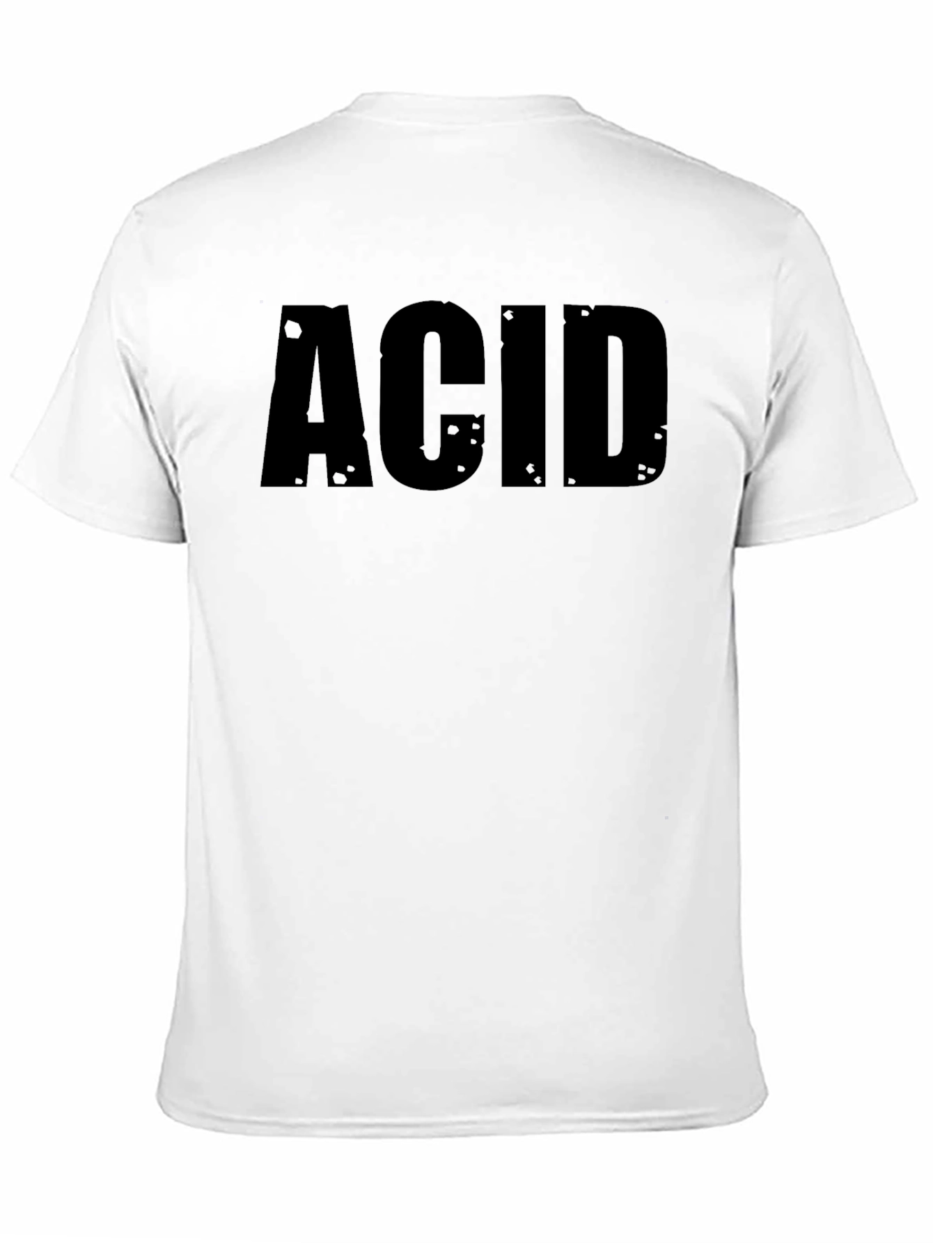 Black ACID Graphic Black T-Shirt - Mens Fashion Tee view 11
