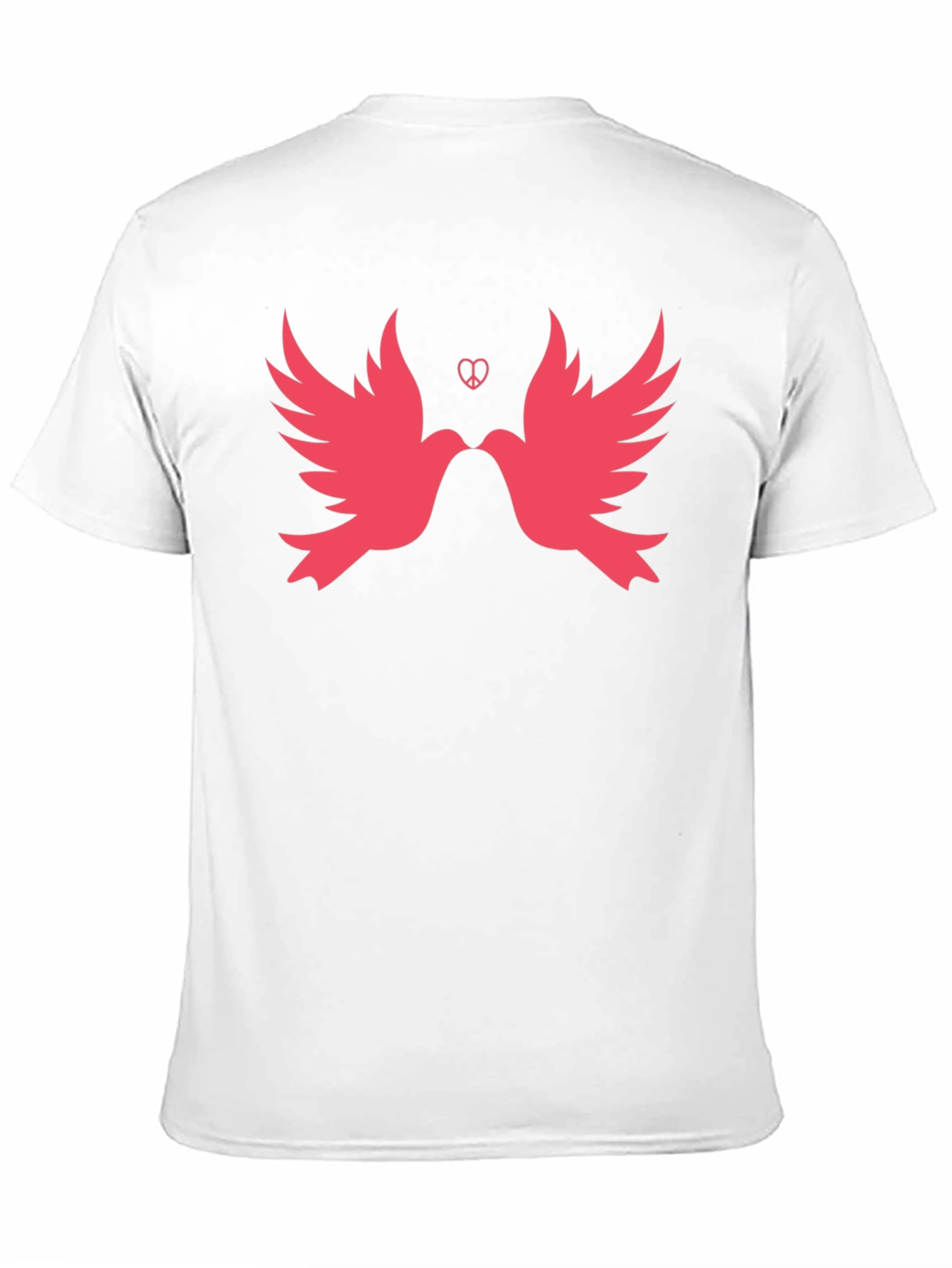 Black Dove Peace Symbol Graphic Tee - Stylish Bird Lover Shirt view 11