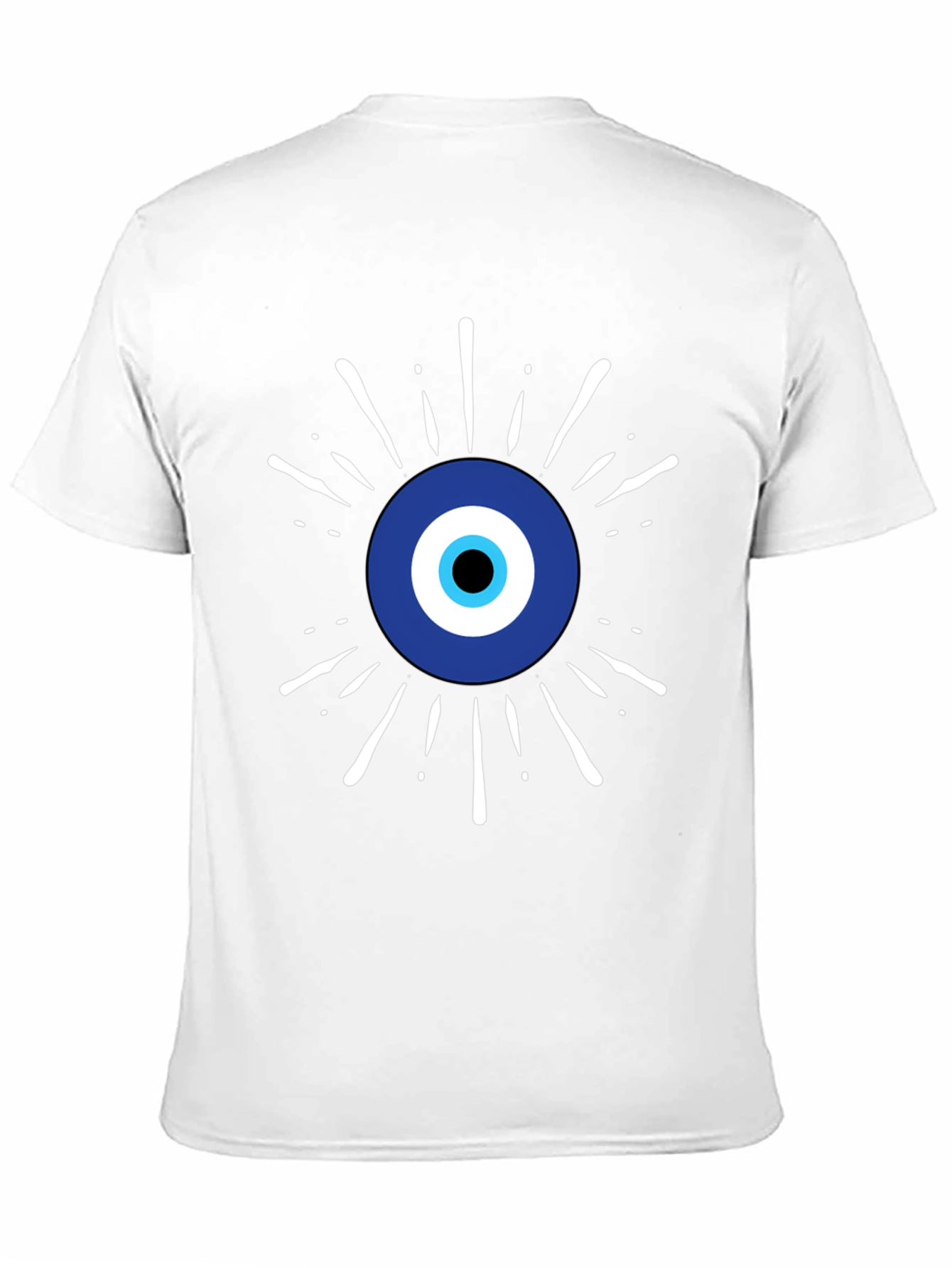 Black Evil Eye Graphic Tee - Stylish Protection view 11