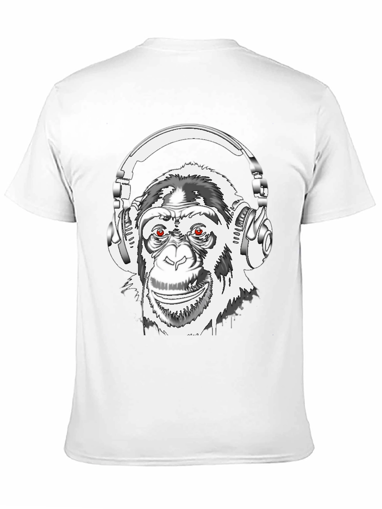 Black DJ Monkey Graphic Tee view 11