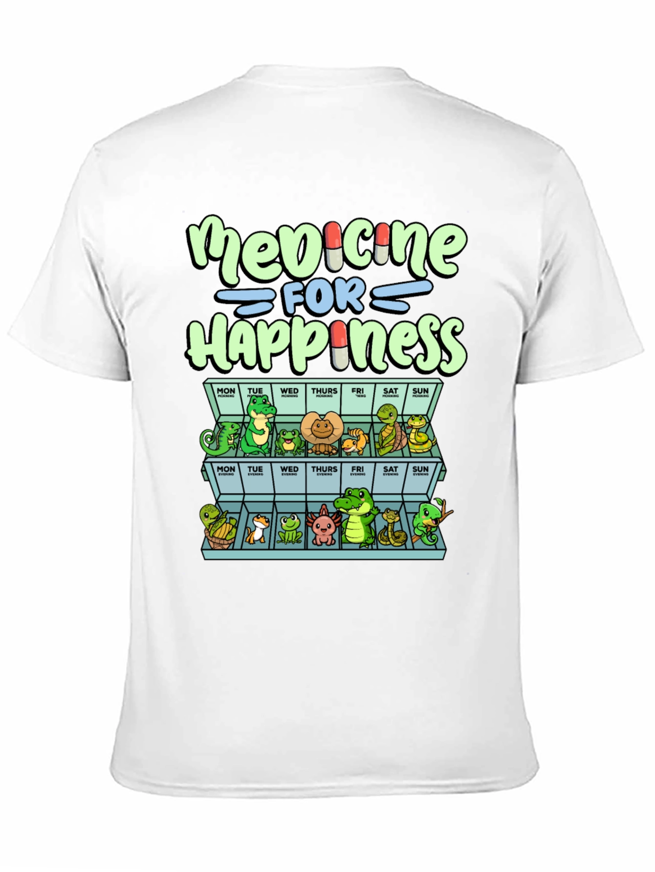Medicine for Happiness Reptile T-Shirt - 11