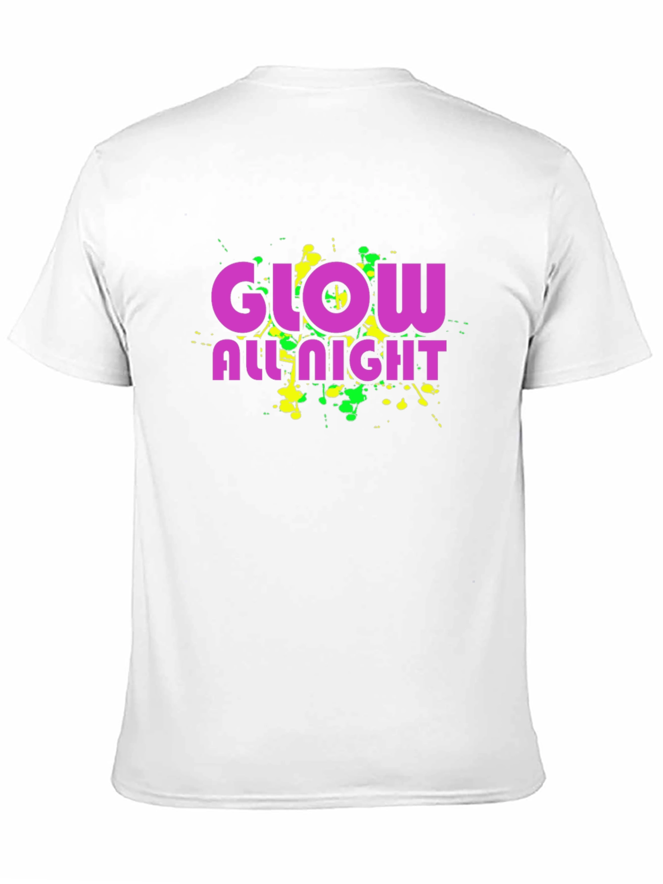 Black Glow All Night Black T-Shirt view 11