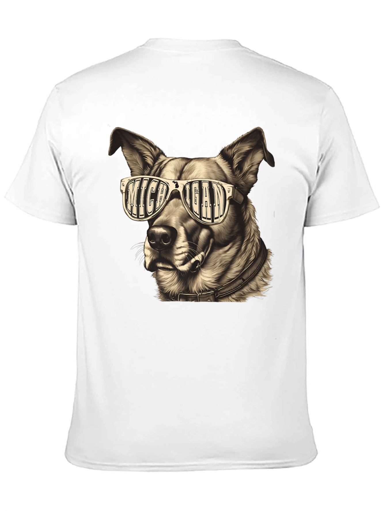 Black Cool Dog Graphic Tee - Michigan Pride view 11