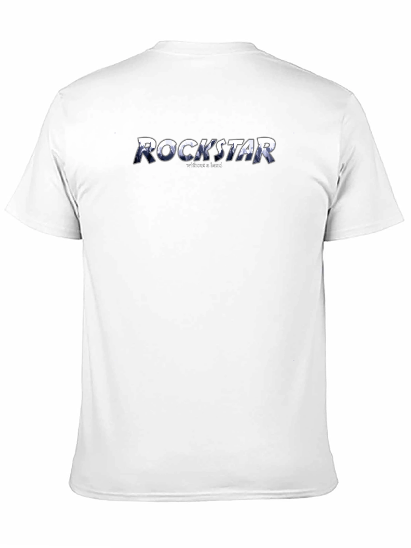 Black Rockstar Without a Band Graphic T-Shirt view 11