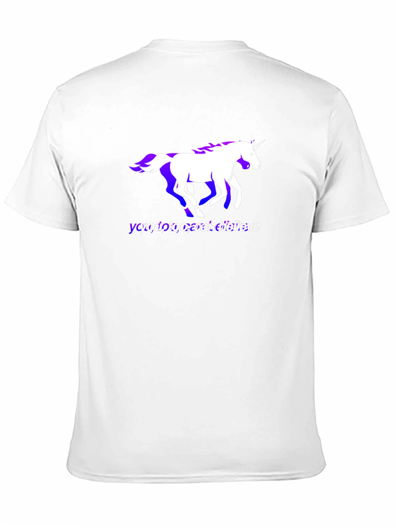 Black Believe Unicorn Graphic Tee - Soft Cotton Blend view 11