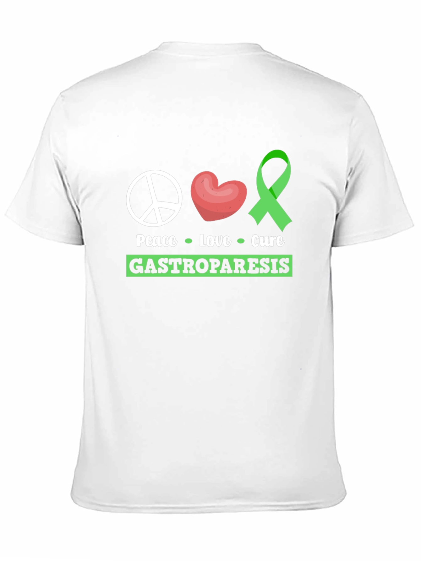 Peace Love Cure Gastroparesis T-Shirt - 11