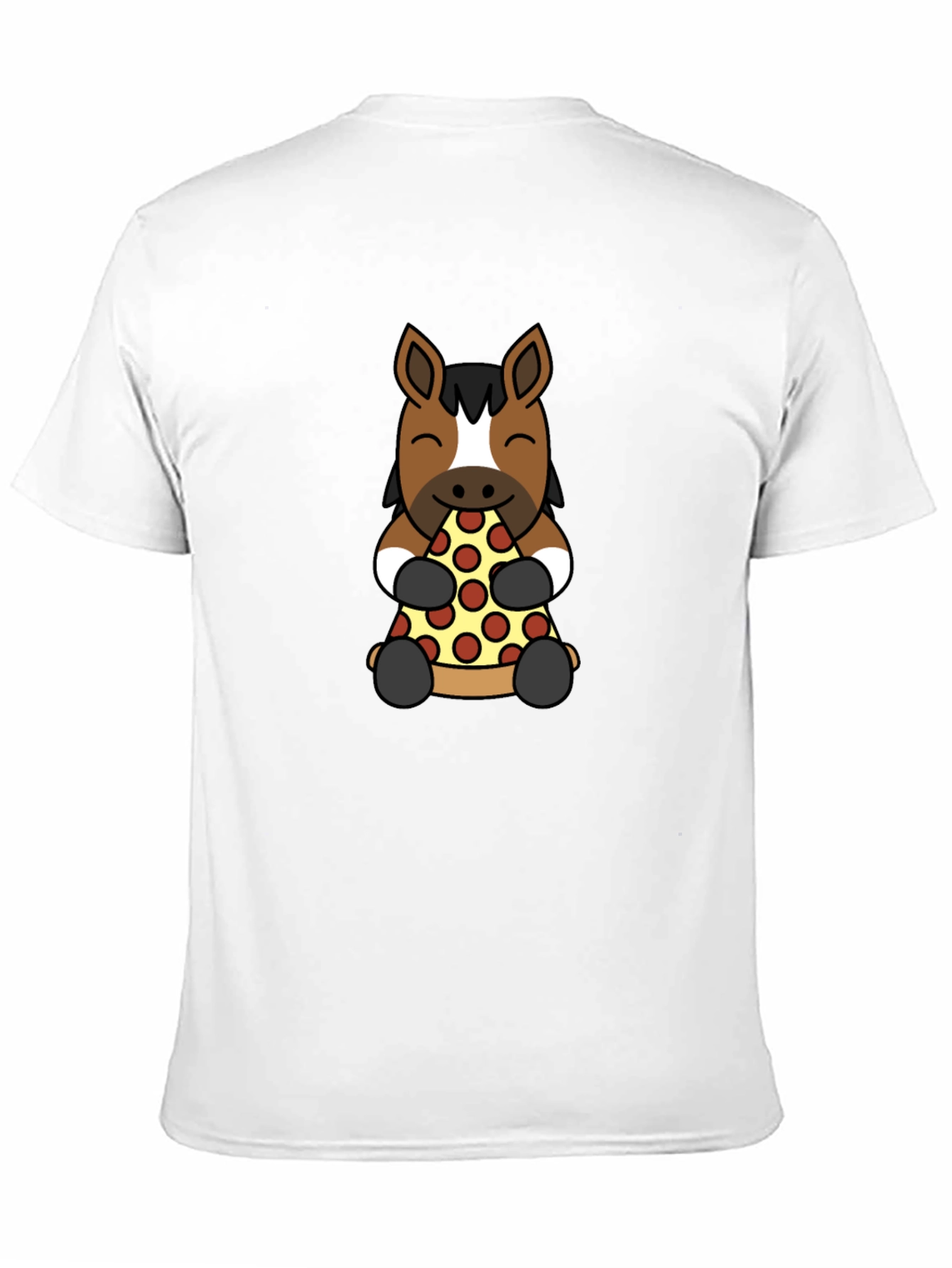 Black Horse Pizza Lover Graphic Tee view 11