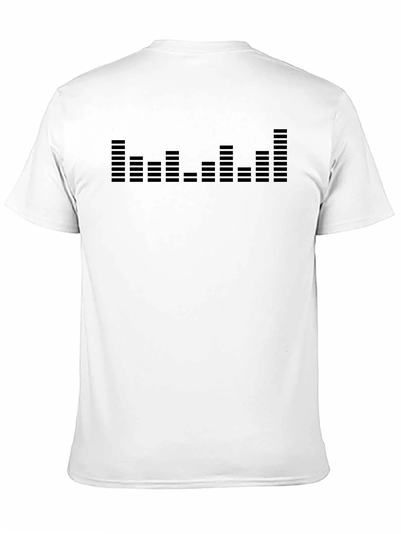 Black Minimalist Black Graphic Tee view 11